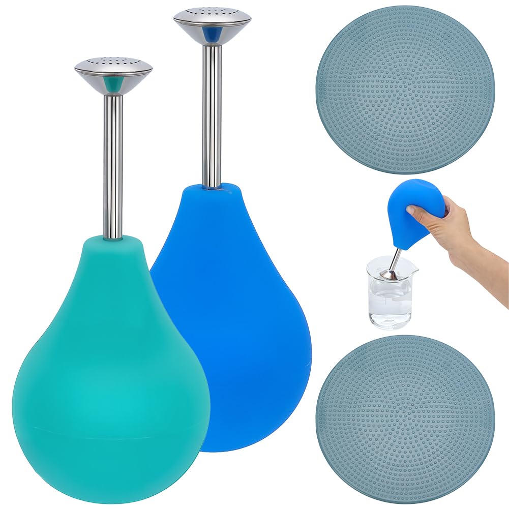 WEBEEDY 4 Ensemble D'Outils de Feutrage Humide Comprenant 2 arroseurs à Boule Brause et 2 outils Verts de Feutrage Humide Matériel et Fournitures en Feutre de Laine pour L'Artisanat du Textile DIY