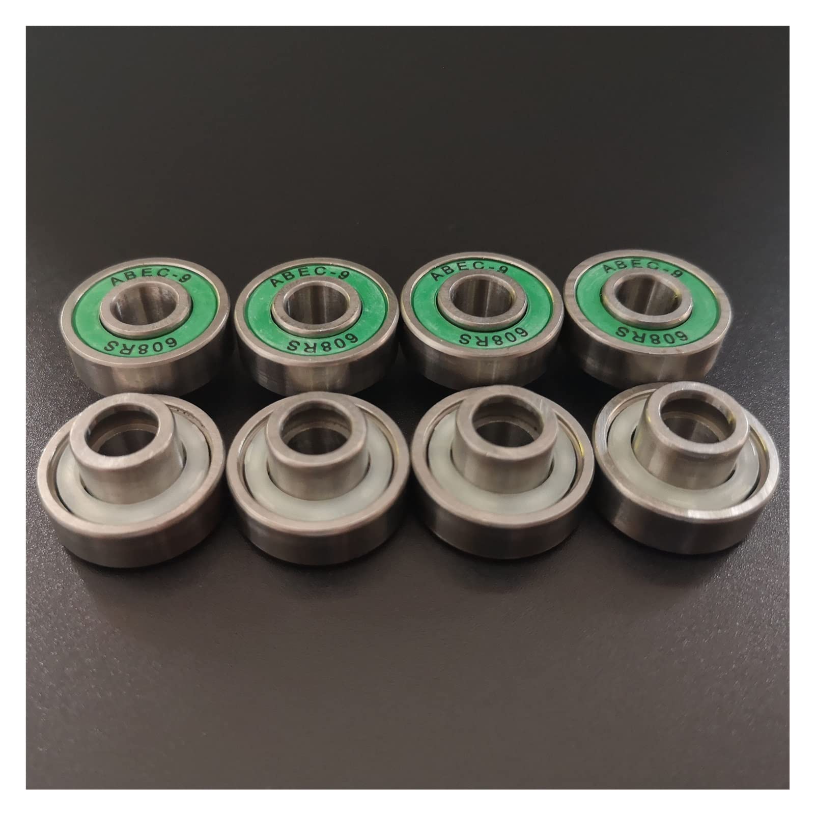 Kugellager 16 Stück 608RS Longboard Inline-Skates Kugellager P5 Kugellager Integral ABEC-9 8x22x12,6mm