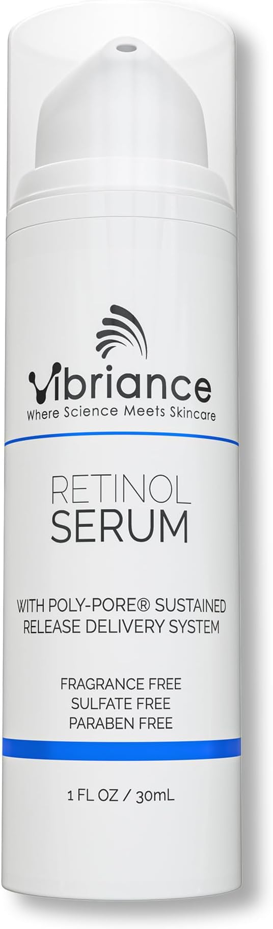 Retinol Serum for Face - Reduces Appearance of Deep Wrinkles and Large Pores, Enhances Tone, Improves Complexion - Sensitive, Mature Skin Night Cream - 1 fl oz