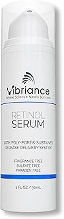 Retinol Serum for Face - Reduces Appearance of Deep Wrinkles and Large Pores, Enhances Tone, Improves Complexion - Sensitive, Mature Skin Night Cream - 1 fl oz