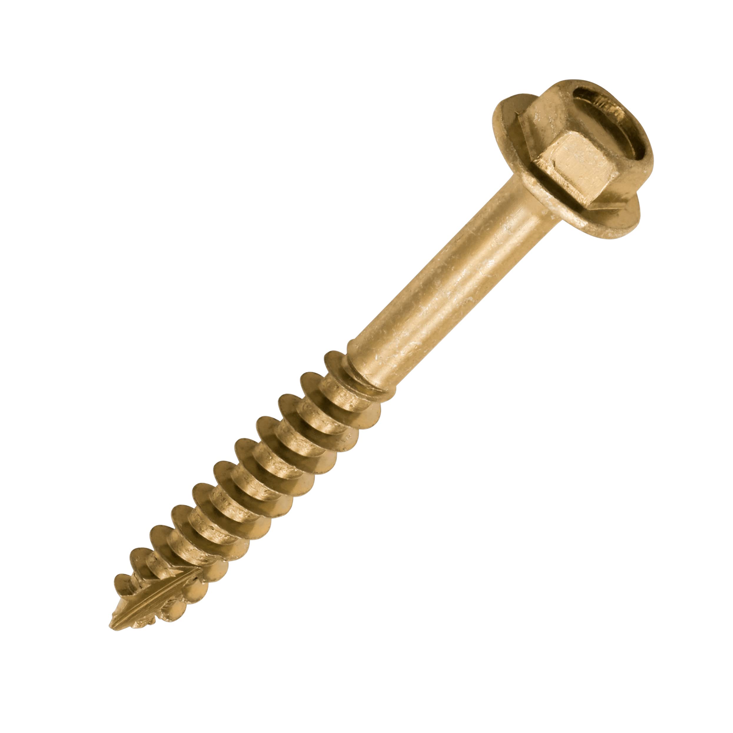 TIMCO Advanced Coach Screw ZYP 6.0 x 25 Gold Pack 100