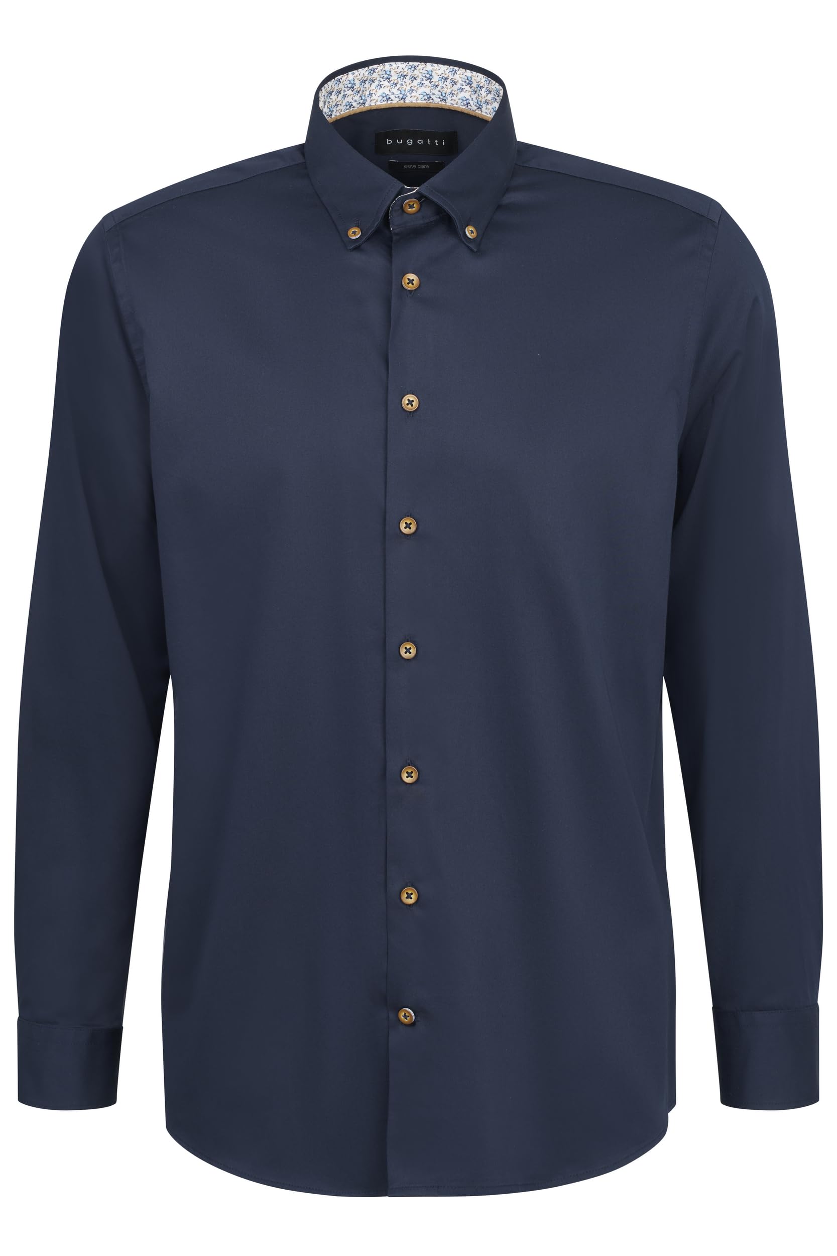 bugatti Herren Hemd mit Button-Down-Kragen