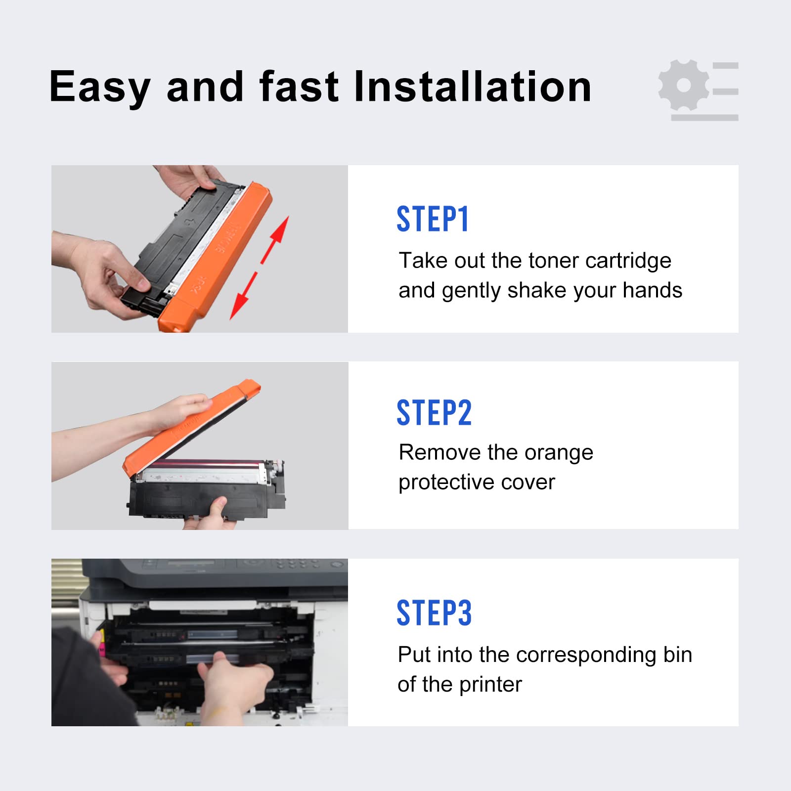 MYCARTRIDGE 117A Toner (con Chip) Compatibile con HP Color Laser MFP 178NW 179FNW 179FWG 178NWG 150NW 150A con HP 117A W2070A (4-Pack, Nero/Giallo/Ciano/Magenta)