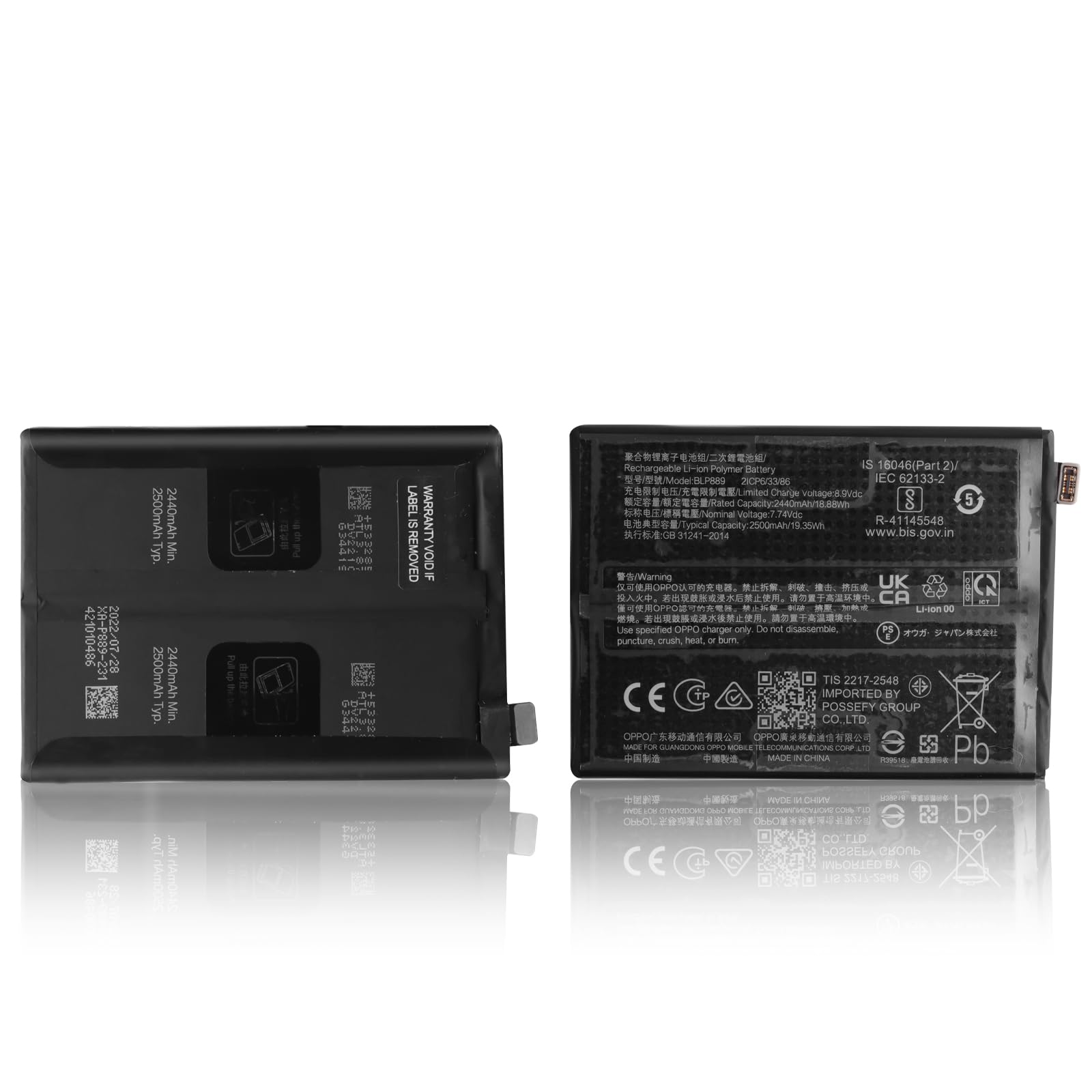 Batterie Oppo Find X5 Lite / Reno8 5G, large sélection disponible ici Batterie Oppo Find X5 Lite / Reno8 5G, large sélection disponible ici