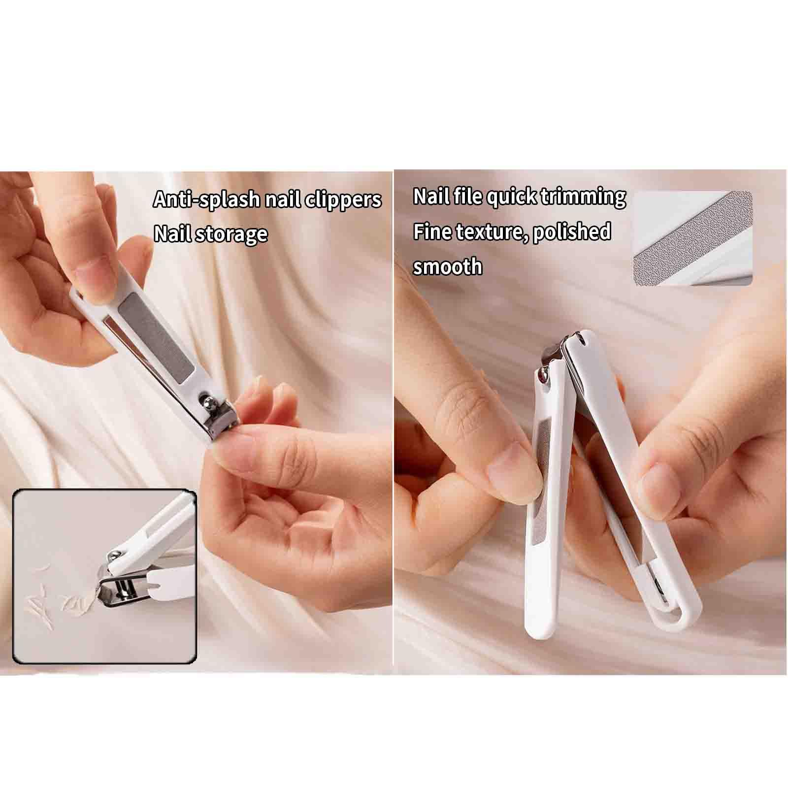 Cortauñas Pies Nail Cutter Alicate Cortauñas Alicates Uñas Pies Corta Uñas Adulto Profesional Uñas Gruesas Kit Evita Que Los Recortes De Uñas Salpiquen Lima De Uñas Regalo (11X4.6X3CM,red)