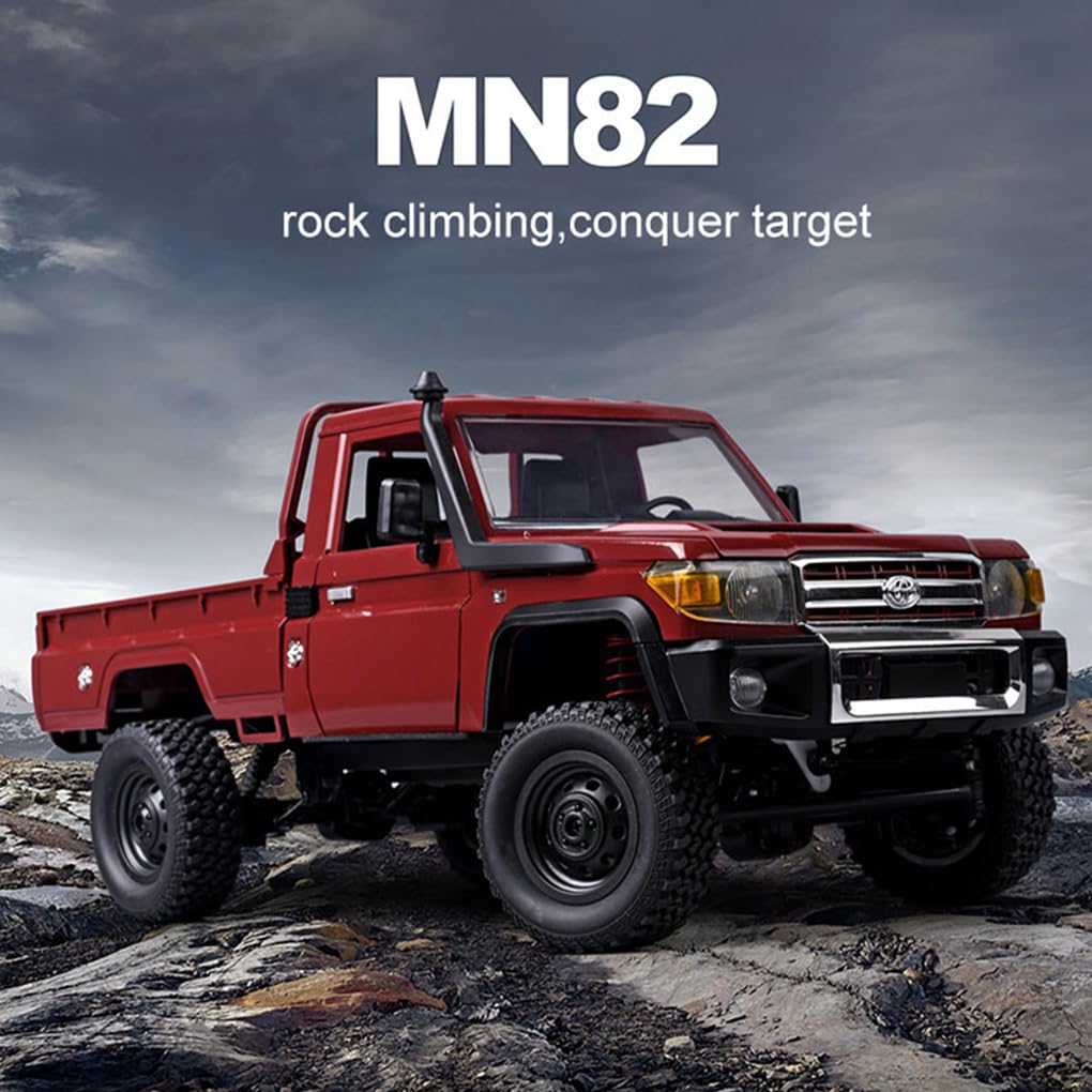 Komplette Auto 1 stücke Kunststoff Für MN82 1/12 Crawler Fernbedienung RC Auto Zubehör Ersatzteile RC Upgrade Teil, Rot