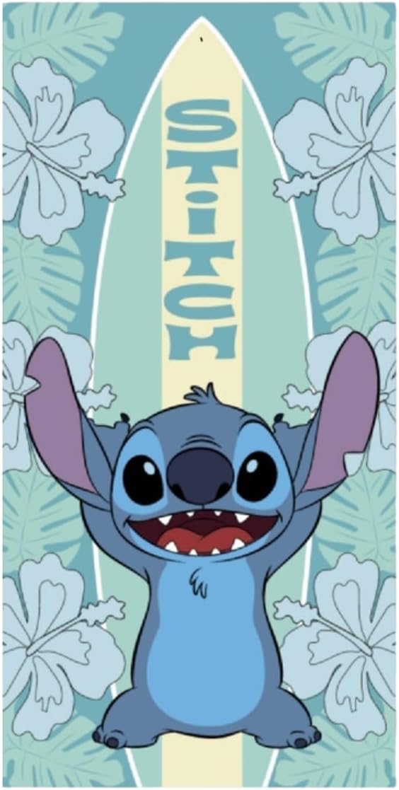 Cotton Beach Towel Lilo & Stitch Surf