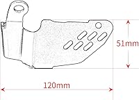 Vista 6 de Modeer Para R1200 R1250 GS Adventure R1250GS HP -2024 Motocicleta Sidestand Side Stand Interruptor Protector Protector Tapa de protección R 1200