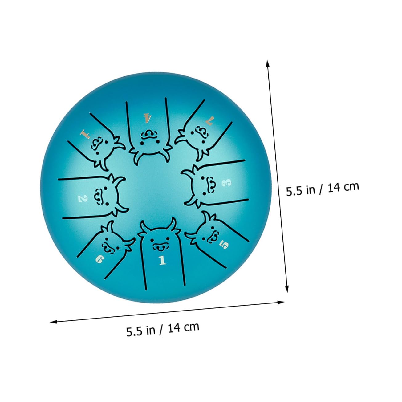 Toddmomy 1 Set Tongue Drum Percussion Instrument for Adults Unique Musical Design for Relief Meditation for Practice Performance