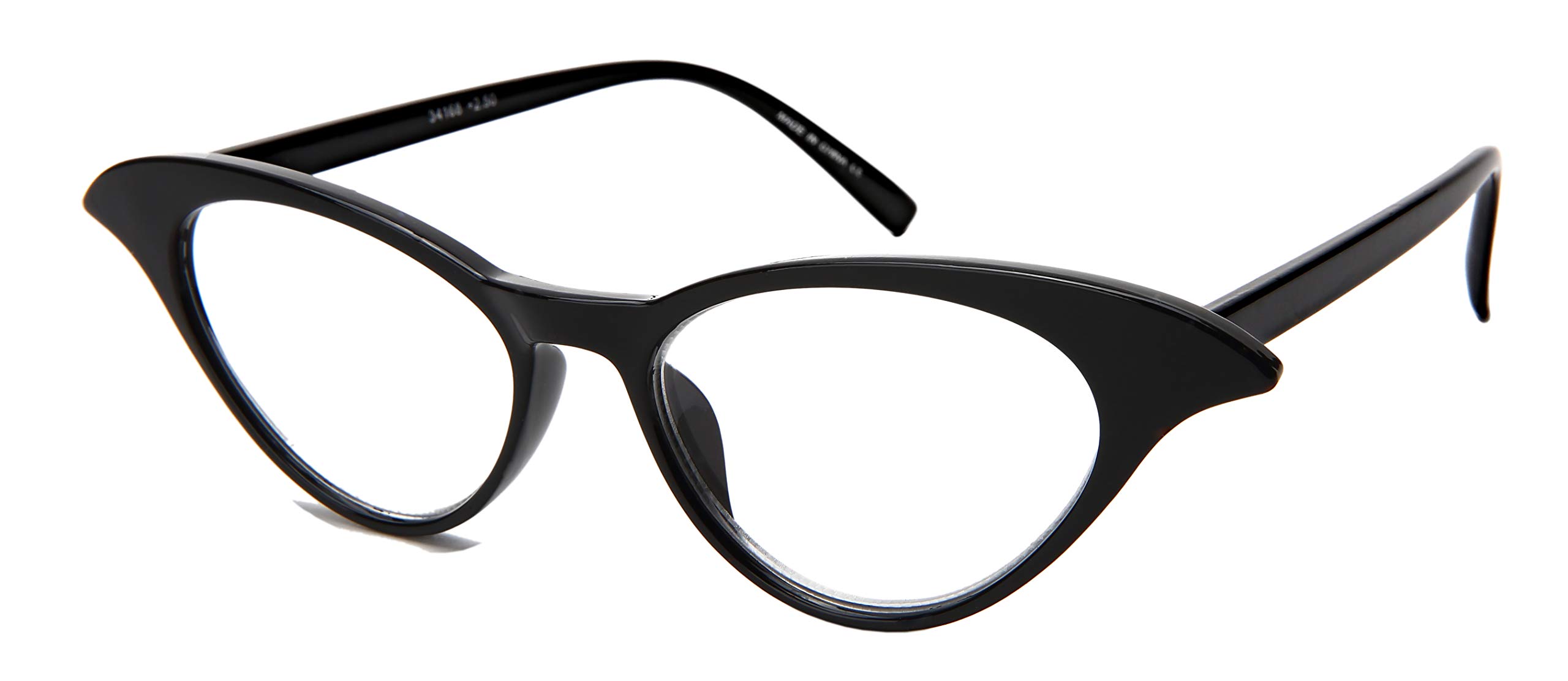 EDGEIWEAR Retro Vintage 50s Inspired Cat Eye Readers for Women Readers 34168-275-5