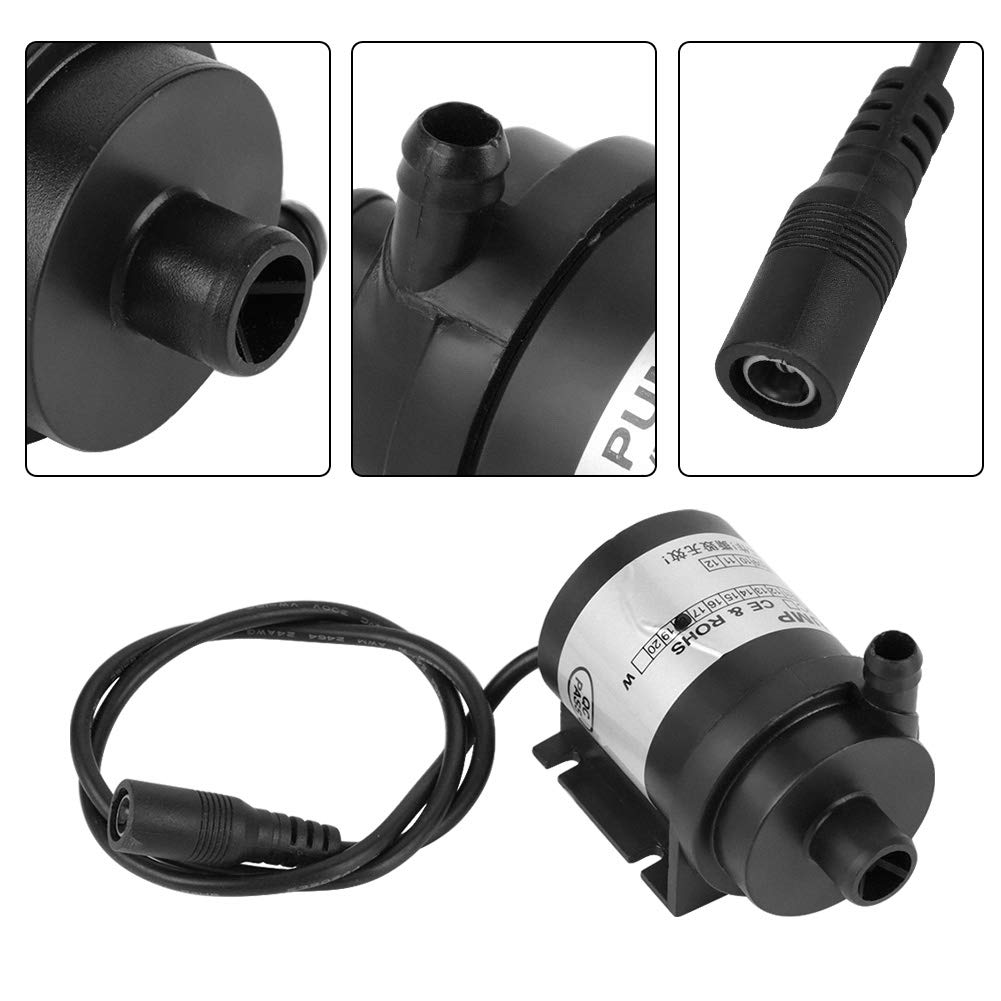 POMPA A MEMBRANA Pompa Acqua Brushless Motore A Corrente Continua Nero