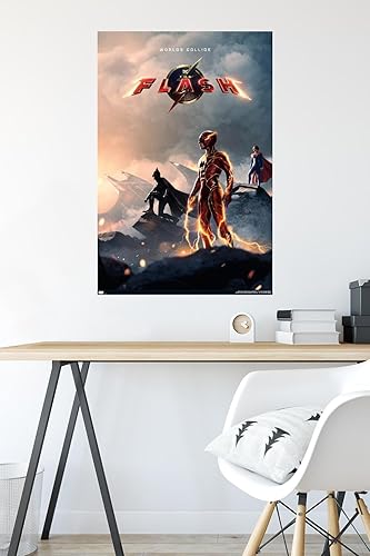 Miniatura 4 de Trends International DC Comics Movie The Flash - Póster de pared de una hoja, 34 pulgadas de largo x 22.4 W, versión premium sin marco