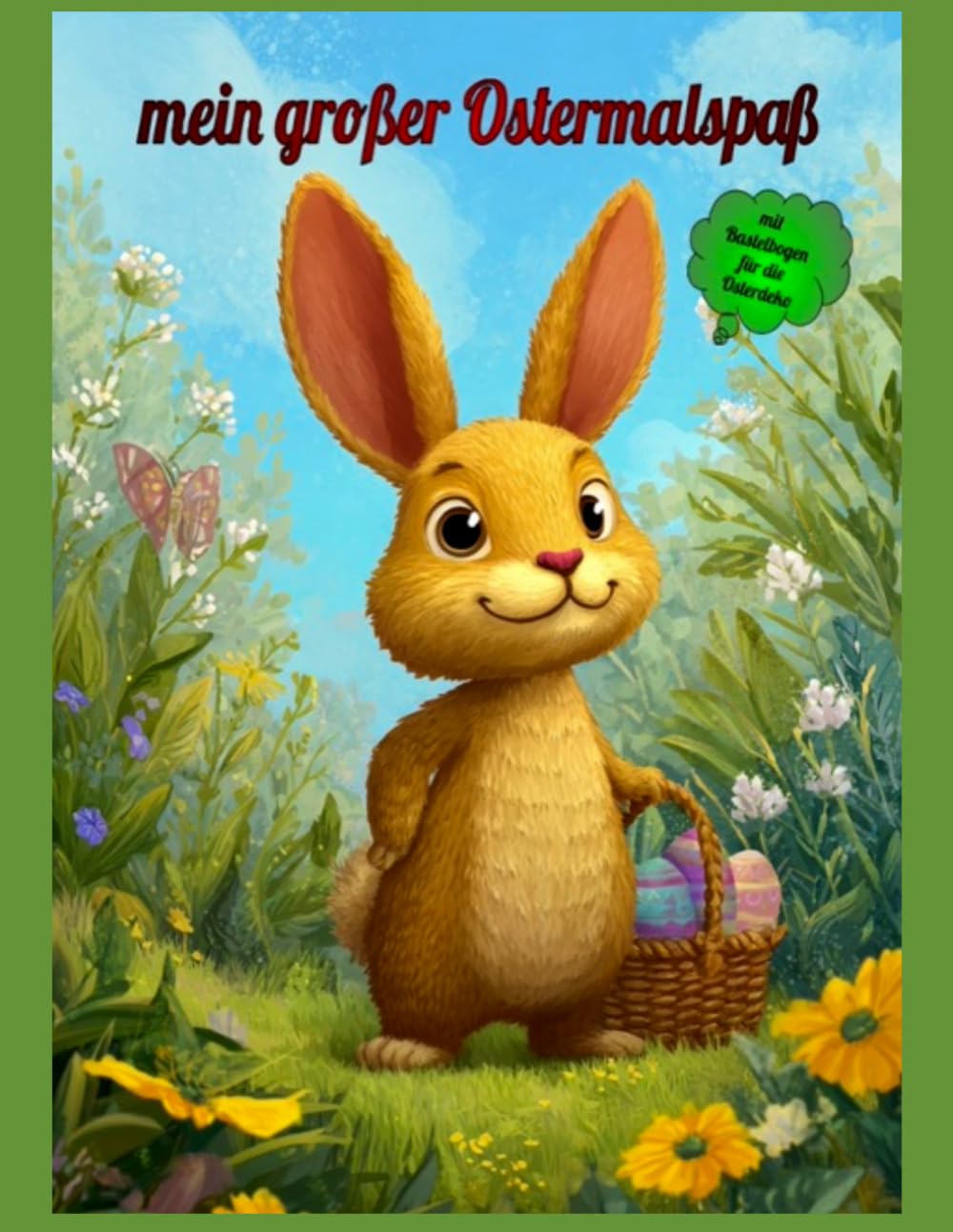 mein großer Ostermalspaß: mit Bastelbogen für die Osterdeko (Malbücher)