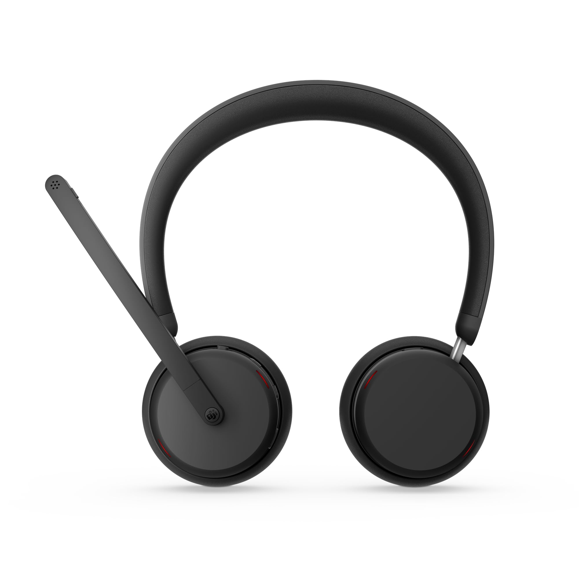 Lenovo 6550 - Headset - On-Ear - Bluetooth - kabellos - aktive Rauschunterdrückung - Schwarz - Zertifiziert für Microsoft Teams