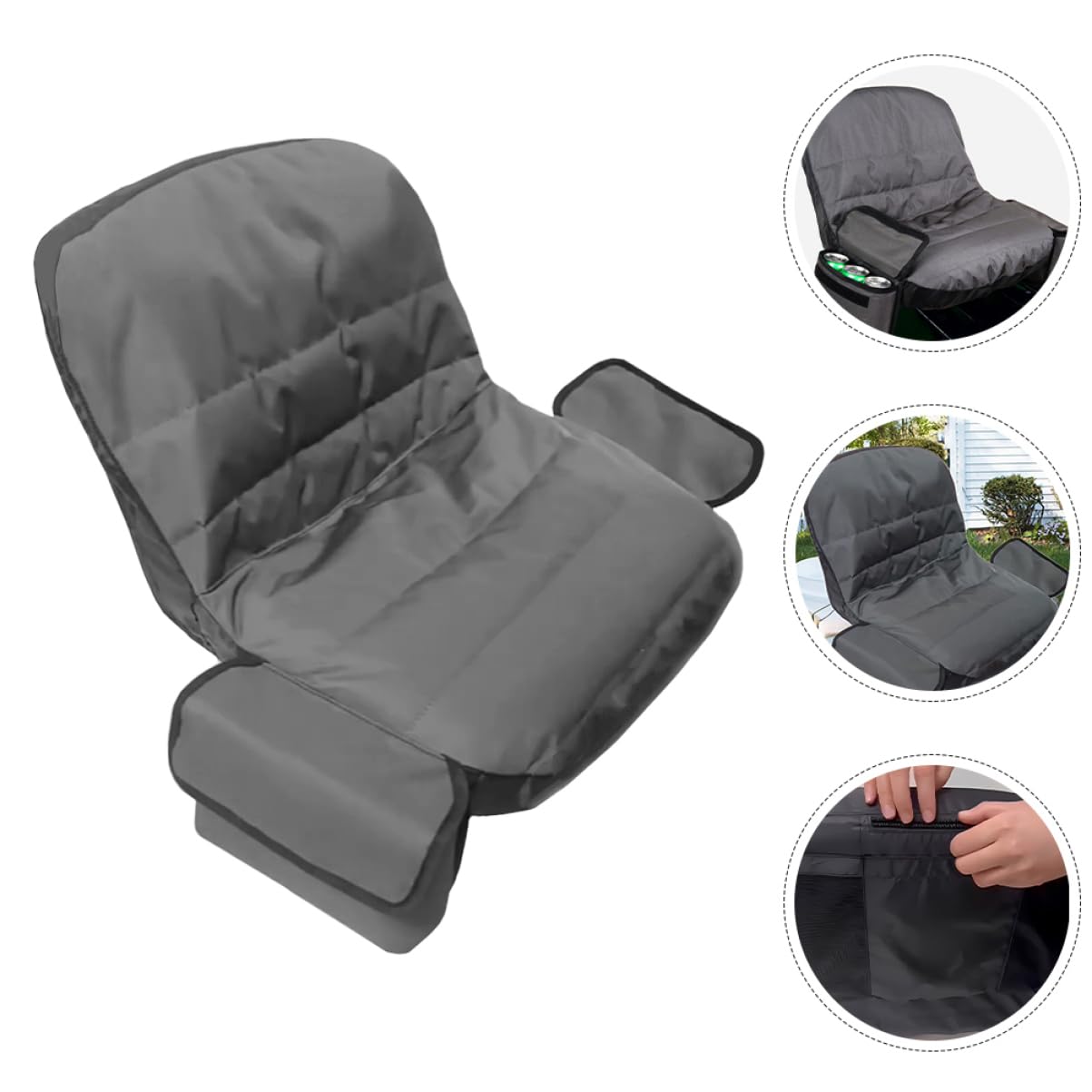 POPETPOP Funda de Asiento para Cortacésped, Resistente al Desgaste y Cómoda para Uso Exterior, Funda Protectora para Asientos de Maquinaria de Jardín
