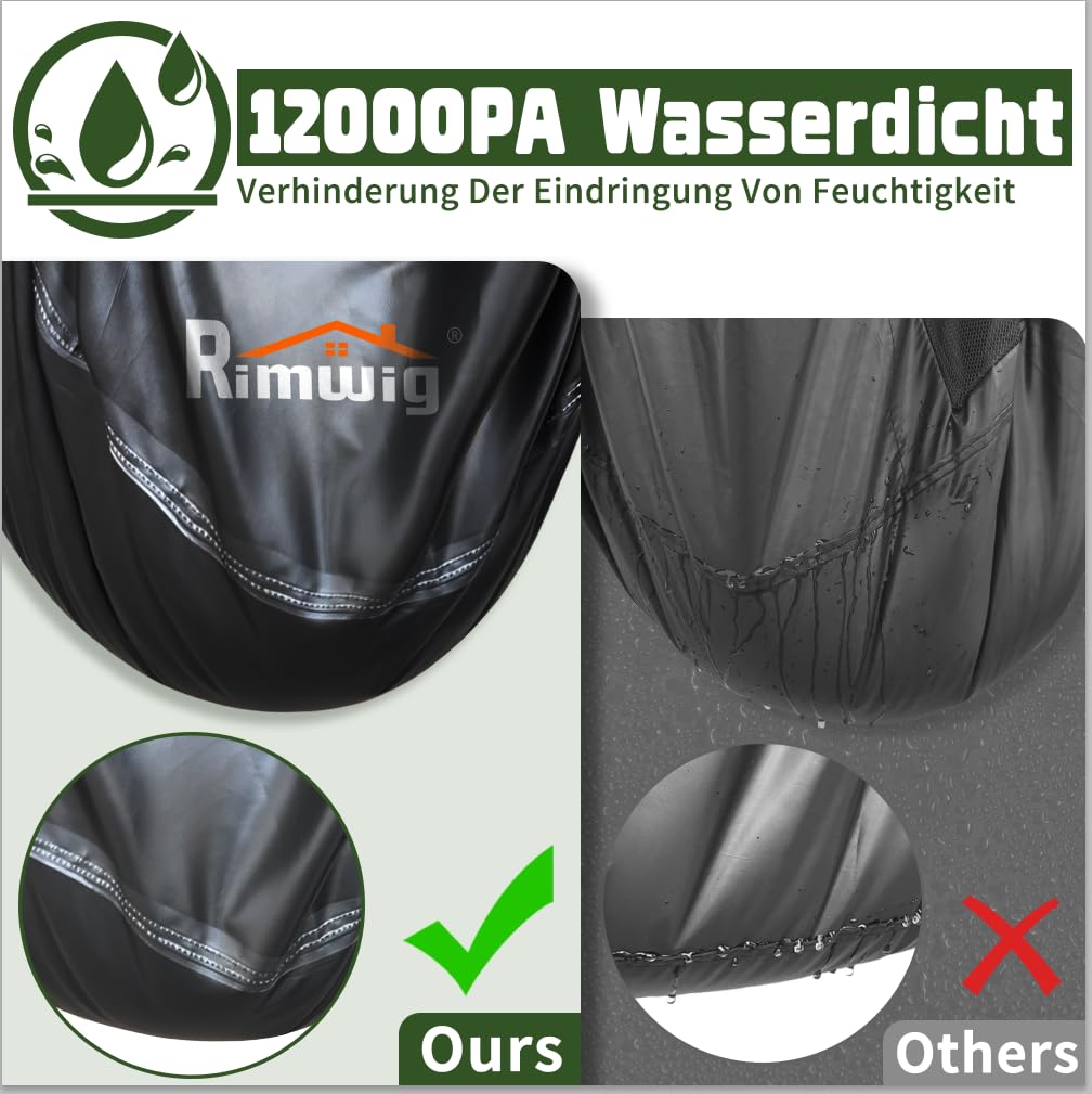 Strandkorb Schutzhülle Mit WinddichteSchnalle,135x105x175/140cm Strandkorbhülle Winterfest,600D Oxford Strandkorbabdeckung für 2 Sitzer Strandkörbe,Strandkorb Abdeckplane Wasserdicht