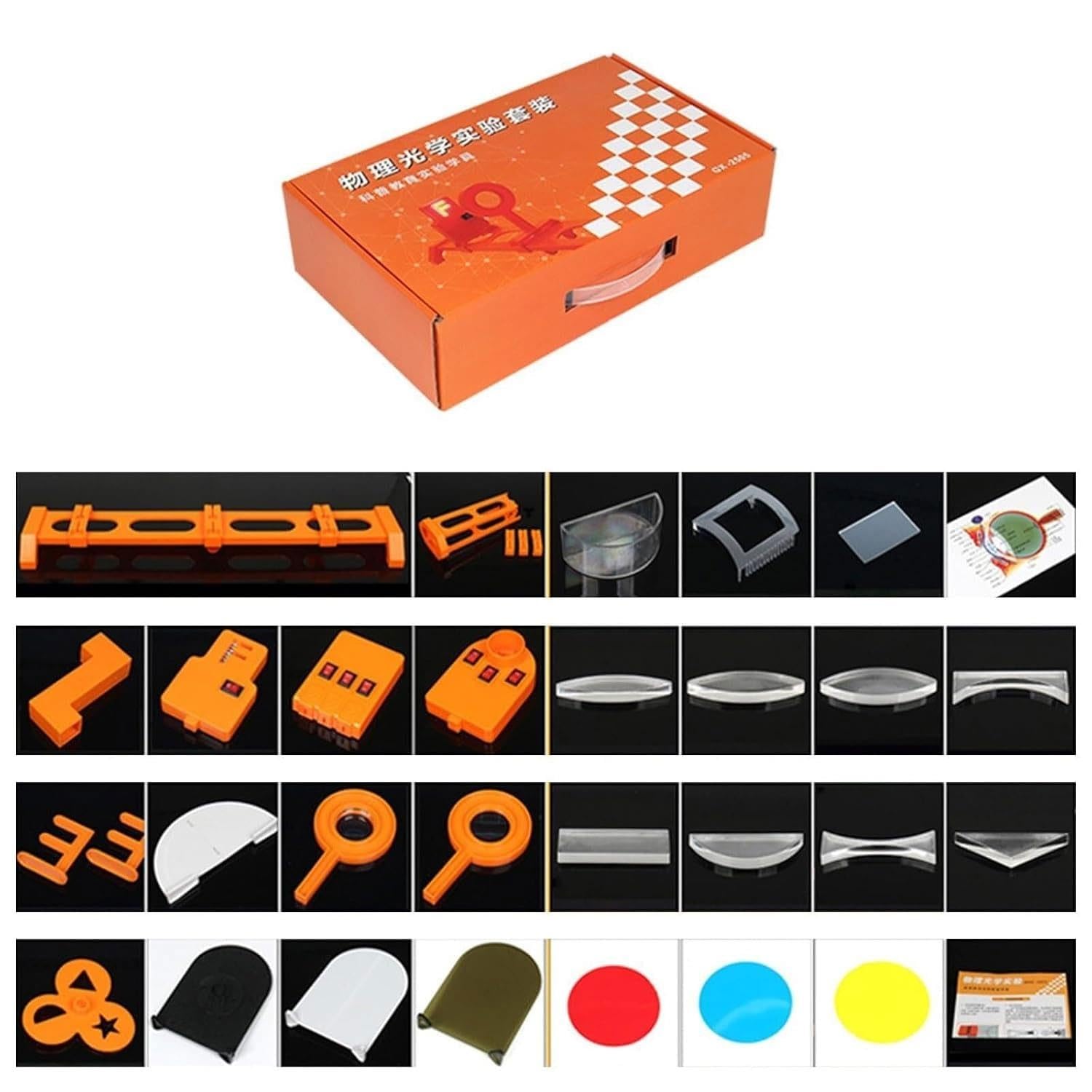 Banco for esperimenti di Fisica Integrato multidisciplinare, elettromagnetismo, Ottica, Meccanica, Kit da Laboratorio Tutto in Uno, termoacustico, Base Lunga Graduata