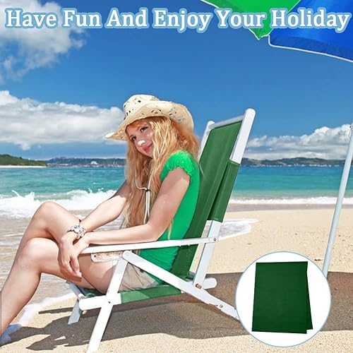 Miniatura 5 de GORGECRAFT Silla de playa de 47.2 in47.24 pulgadas, de lona, de repuesto, para patio, silla plegable de tela, silla plegable de tela, sillas de