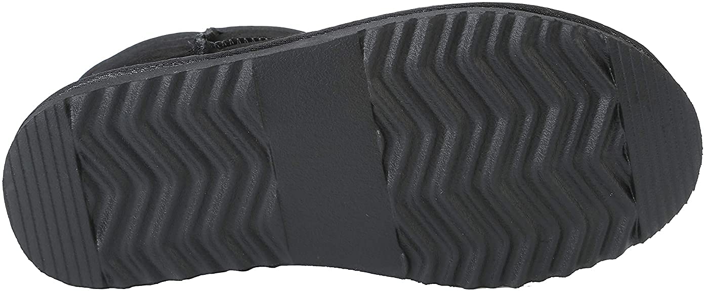 Botas de nieve para mujer, impermeables, de piel, antideslizantes, cálidas, forradas