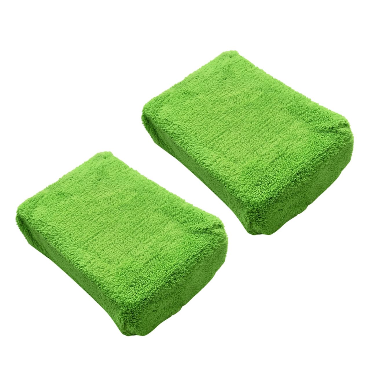 Alipis 2 Series Guantes De Esponja Lavado De Autos Esponjas Absorbentes De Limpieza Herramientas De Cuidado del Vehículo Material Premium Alta Absorción De Agua 2 Piezas*2