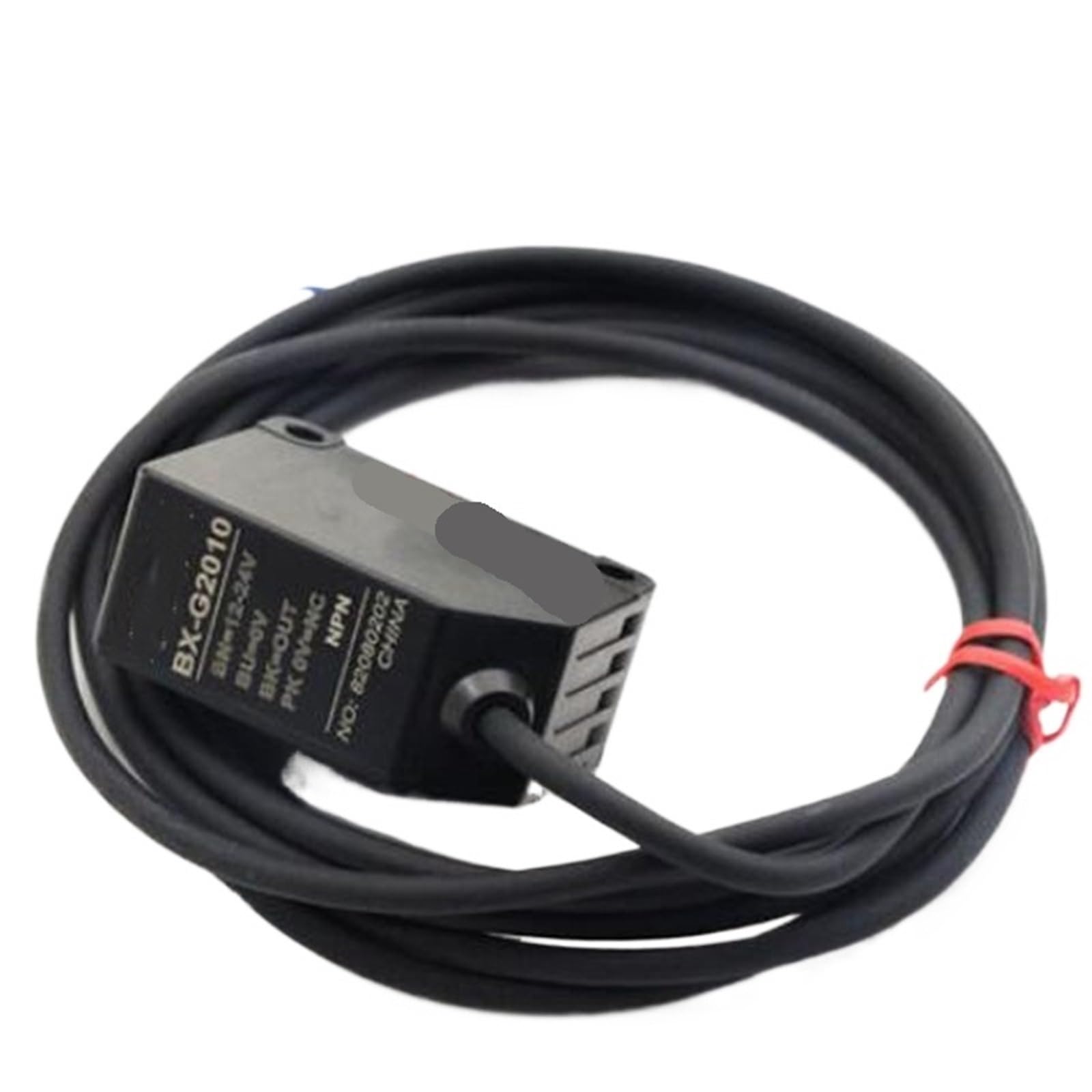 SBSSYVLMV 1pc Black and White Isometric Background Suppression Switch Far and Near Adjustable Photoelectric Sensor BX-G2010(Bx-g2010 Npn)