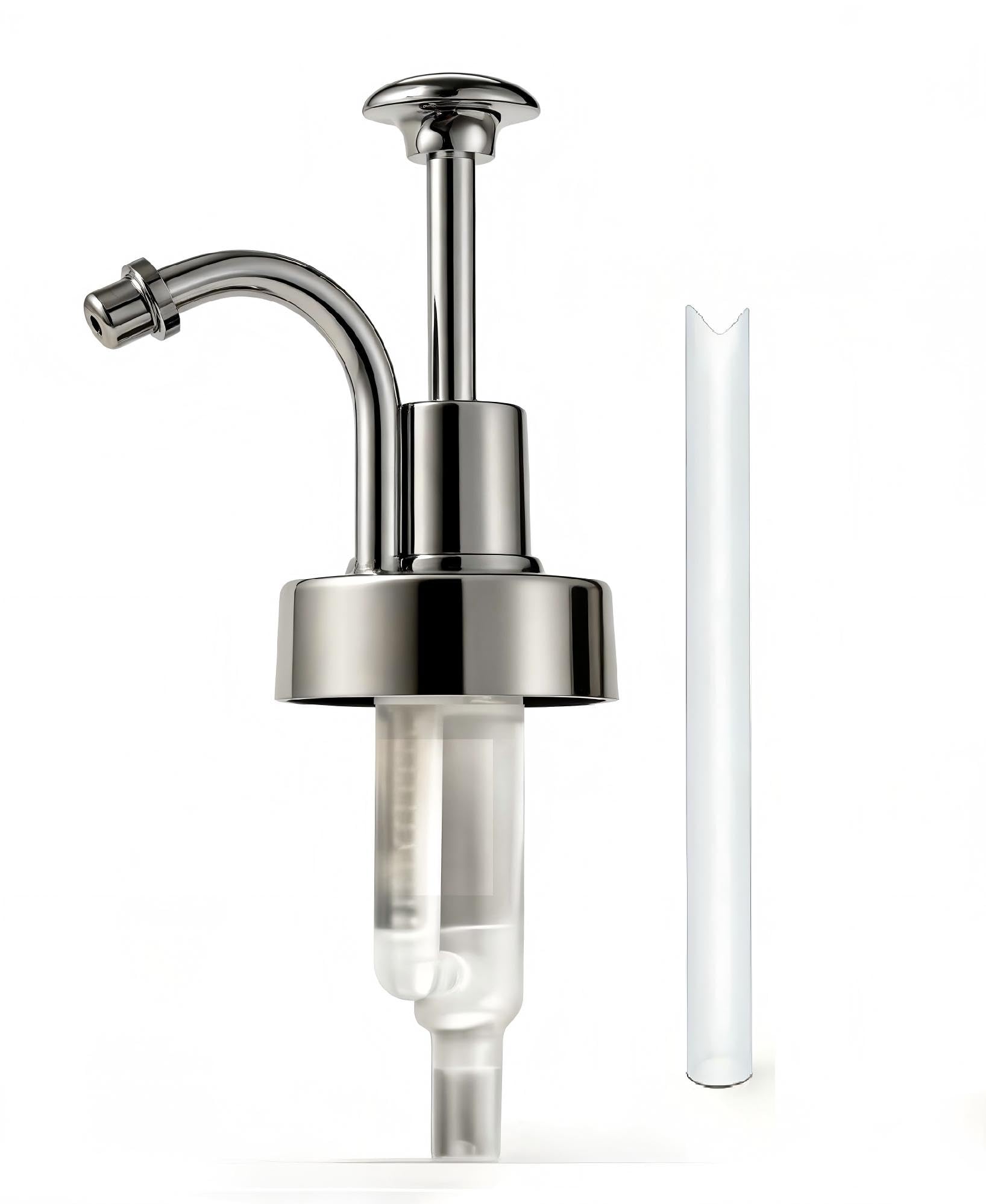 Photo 1 of 1.3in (33 mm) Soap Dispenser Pump Head?Fits Large Neck Bottles, Replacement for 1.3in (33 mm) Neck Size Bottles, Vintage Design?Rust Proof & Leak Proof for Soap Lotion Bottle Upcycling (Silver)