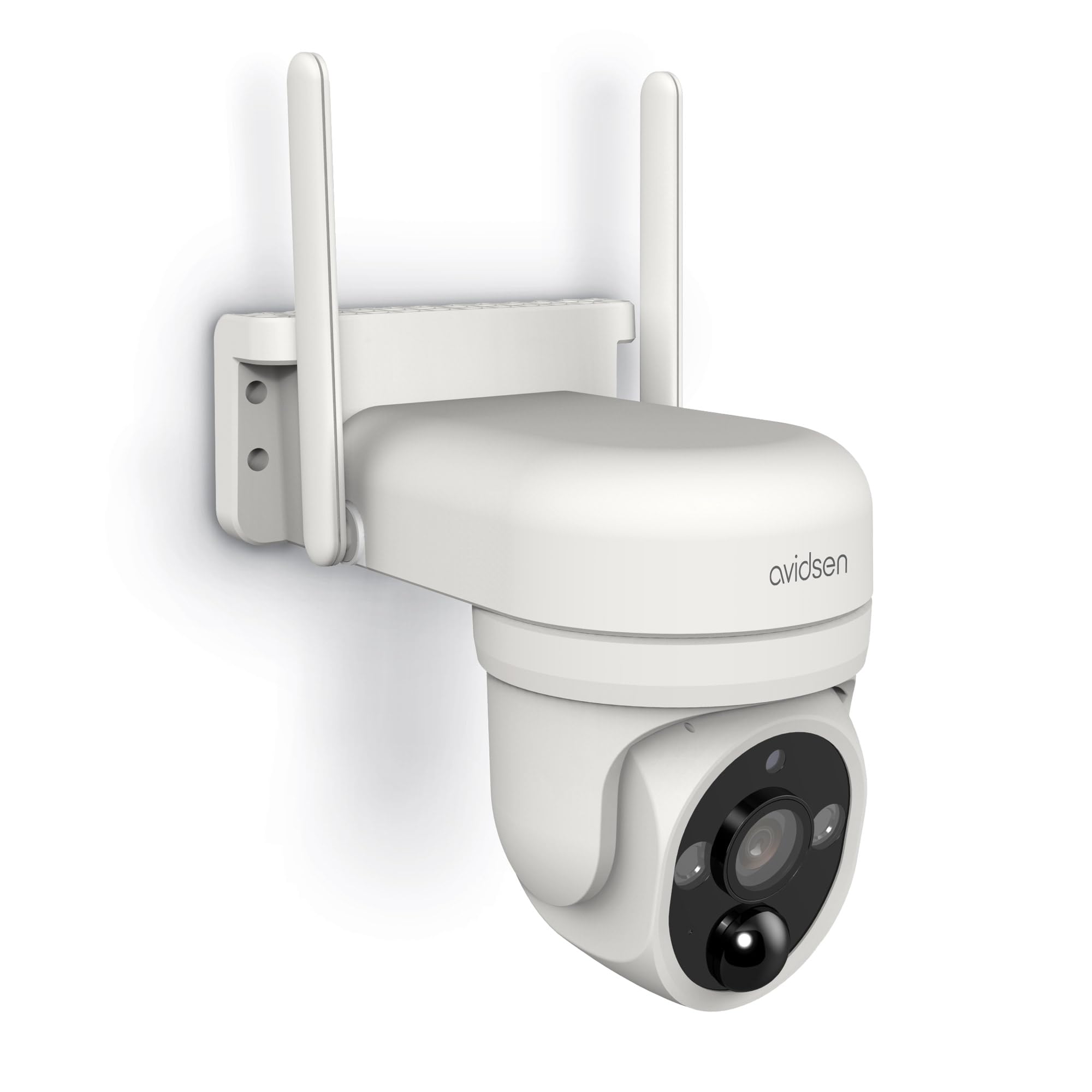 Avidsen HomeCam Prim-O PTZ - Caméra Surveillance Extérieure WiFi Solaire 2.5K - Motorisée 360° - Dual Band 2.4/5GHz - IA Détection de Silhouette & Autotracking - Sirène - sans Fil - IP65