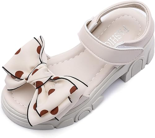 Miniatura 2 de Komfyea Sandalias planas de playa para niña, con puntera envolvente, con diseño de flores suaves