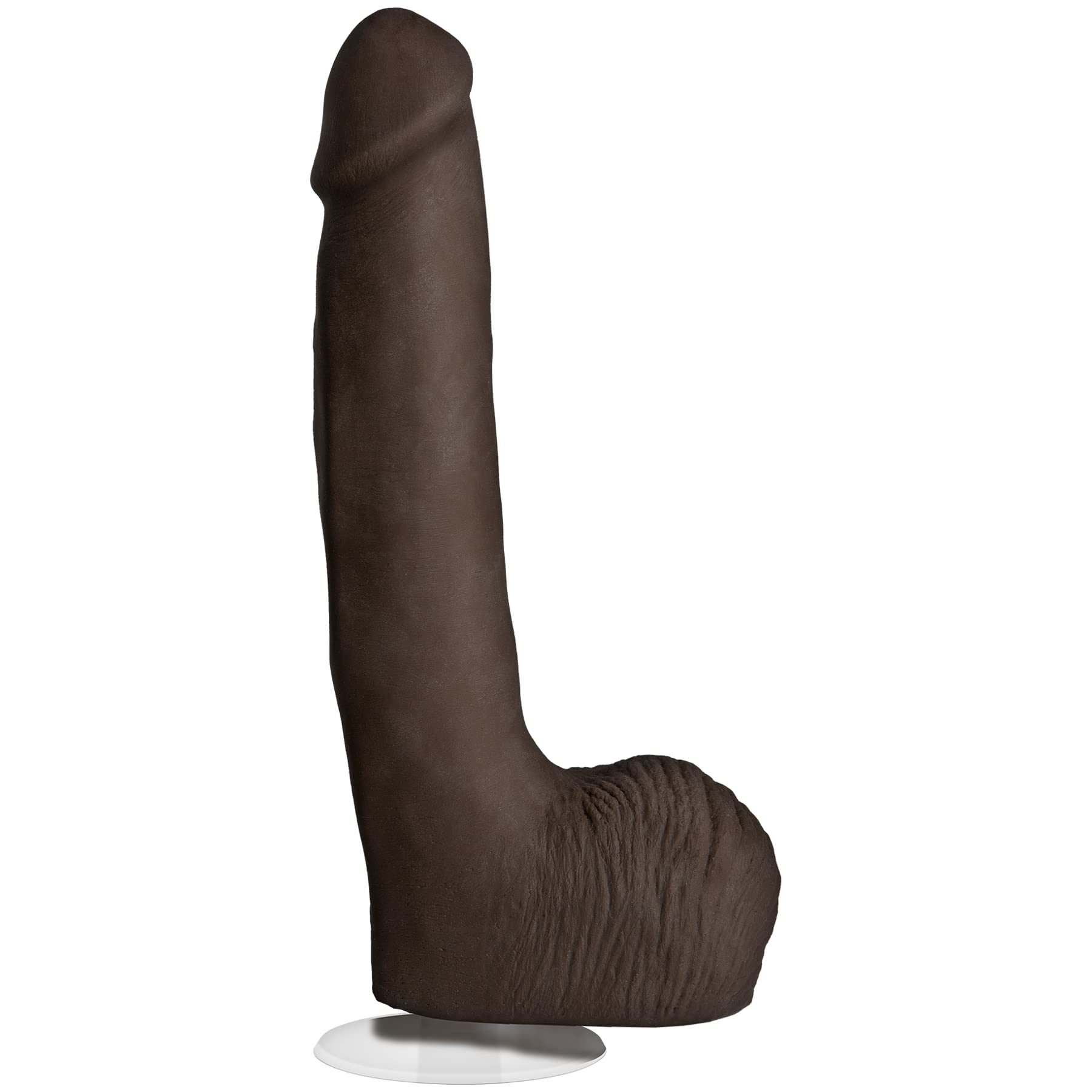 Doc Johnson Signature Series - Rob Piper - 10.5 Inch Realistic ULTRASKYN Dildo with Removable Vac-U-Lock Suction Cup - F-Machine & Harness Compatible - for Adults Only, Chocolate