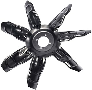 Julove Floray 1pc Engine Radiator Cooling Fan Blade Black Steel T-USFB20066