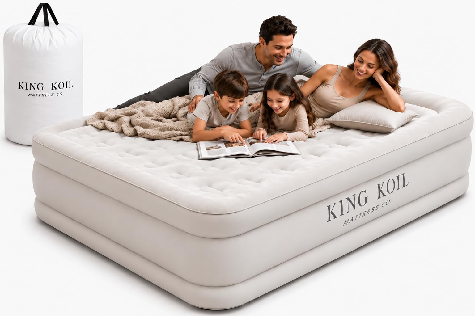 16in California King Beige Airbed