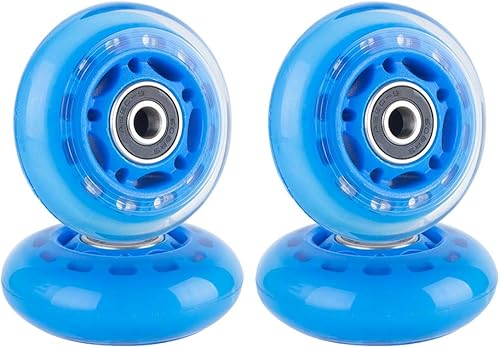 Ruedas de patinaje en línea de 2.520in con rodamientos ABEC-9 para cuchillas, funda Pelican Storm, bolsa de rodillo, maleta de equipaje de mano,