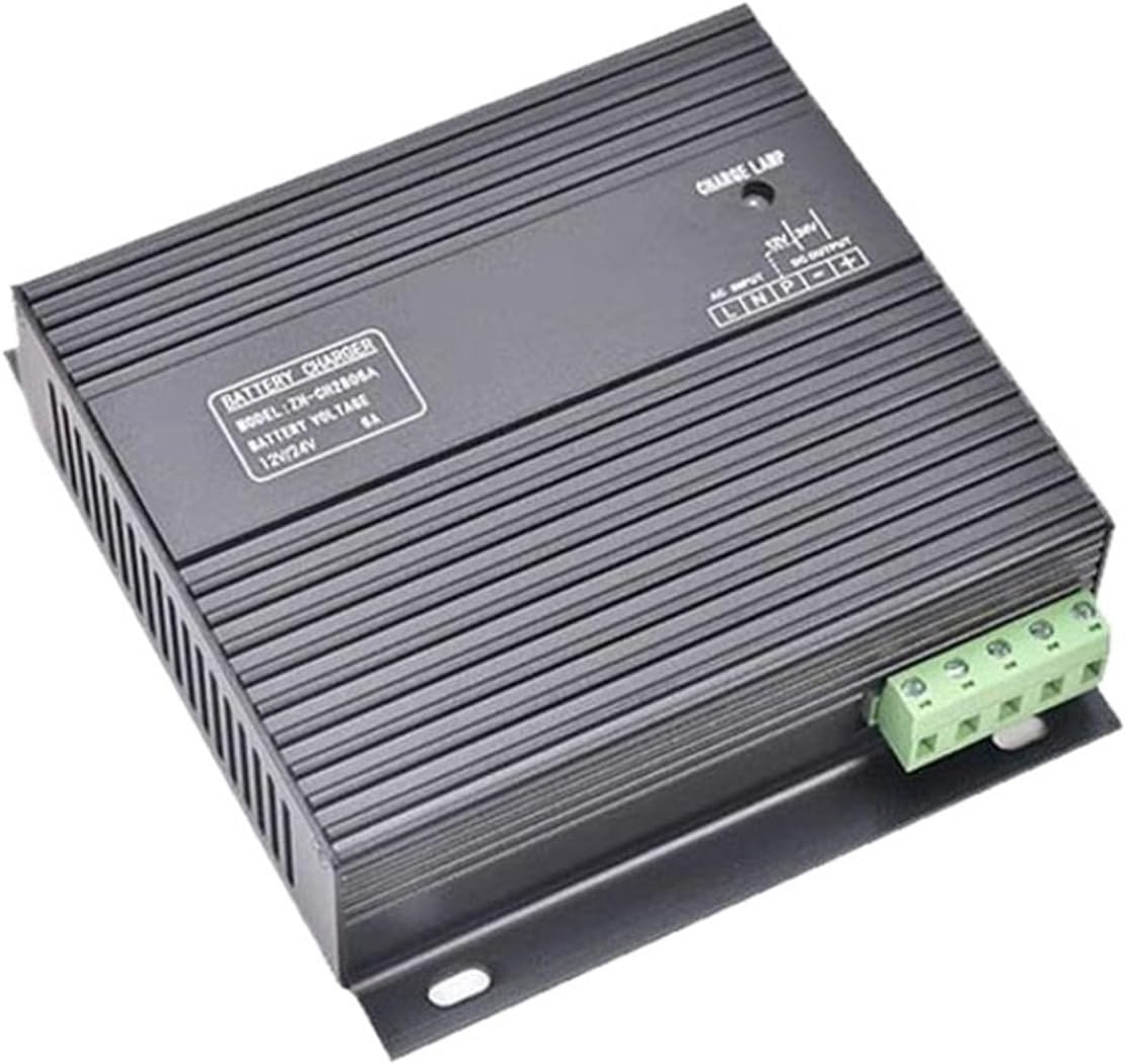 Close-up view of the PRPYVPEY CH2810A charger's control panel and connection terminals.