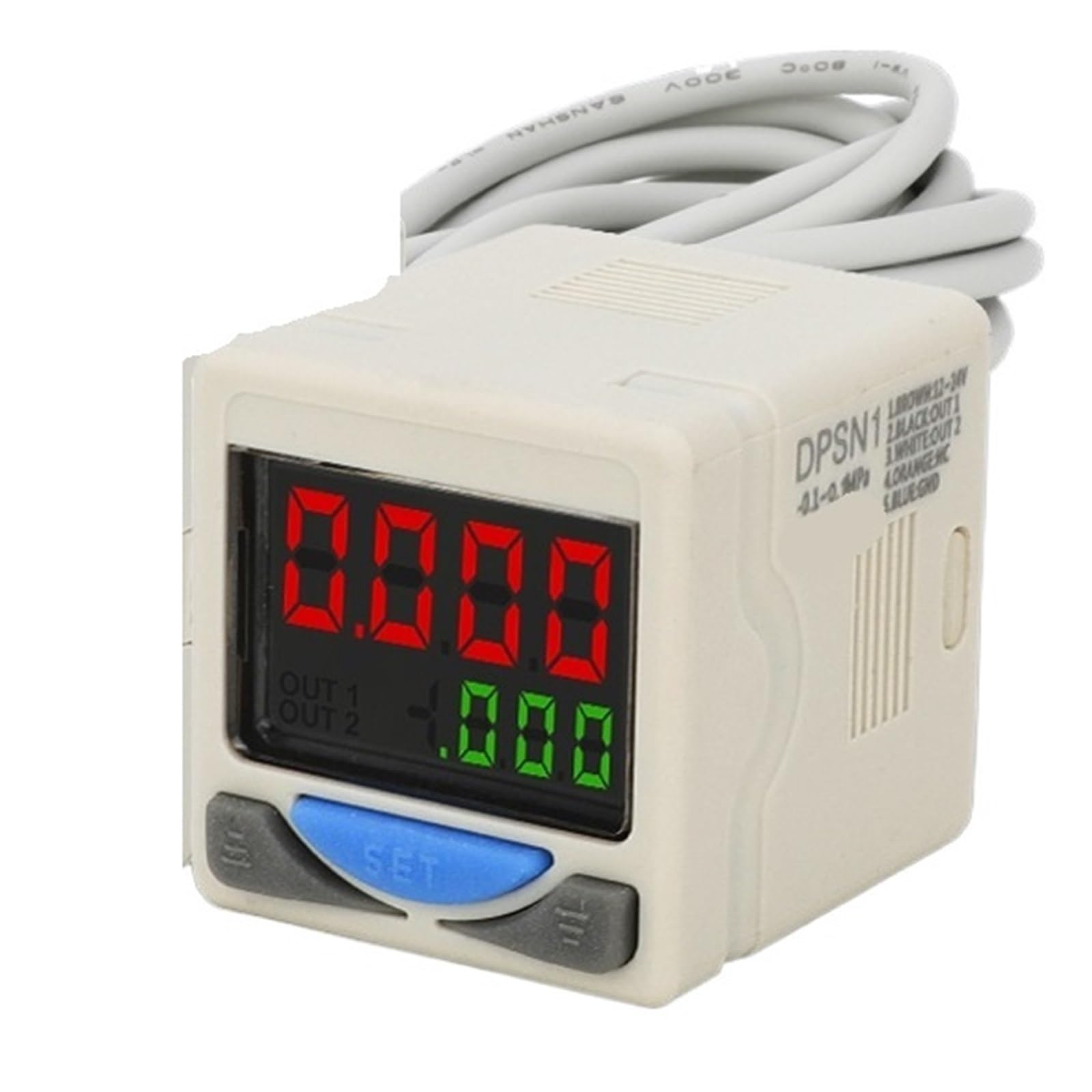 Regulator ciśnienia, Przełącznik Ciśnienia, Cyfrowy Wyświetlacz Manometru DPS DPSN1-01-020, Pneumatyczny Elektroniczny Dodatni/ujemny, do pistoletu natryskowego(DPSN1-01-020)