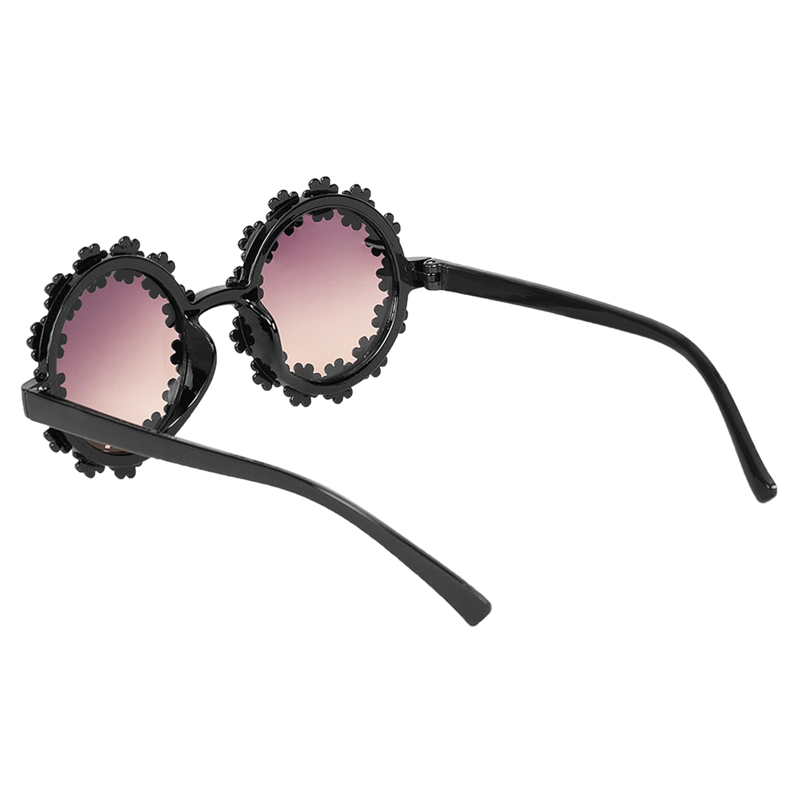 ALNA-TURA Flower Sunglasses For Kids Girls| UV Protection Sunglass, Shade For Girls, Polarized, Stylish, Fashion, Modern, Flower-Shaped Sunglasses forChildrens (Age 3 To 10 Years) (BLACK) - Image 6 thumbnail