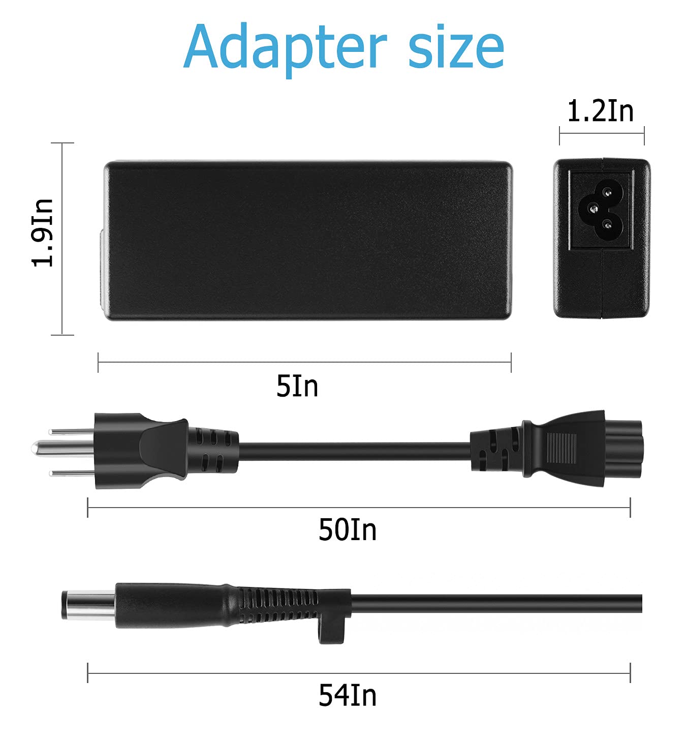 Amazon.com: 90W AC Charger Adapter Replacement for HP EN488AAR 