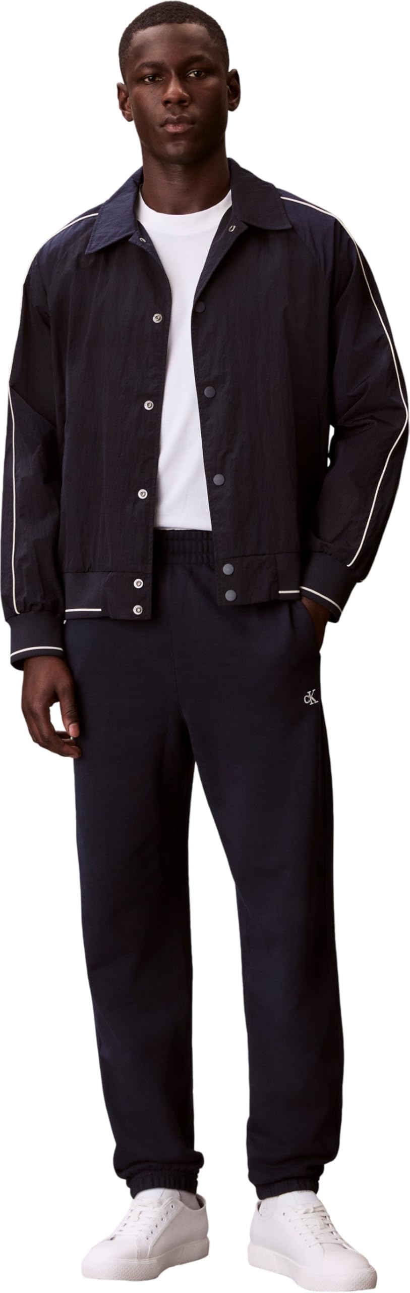 Calvin Klein Eu 350terry Monogram Jogger Lv04rd241g - Spodnie dresowe Mężczyźni