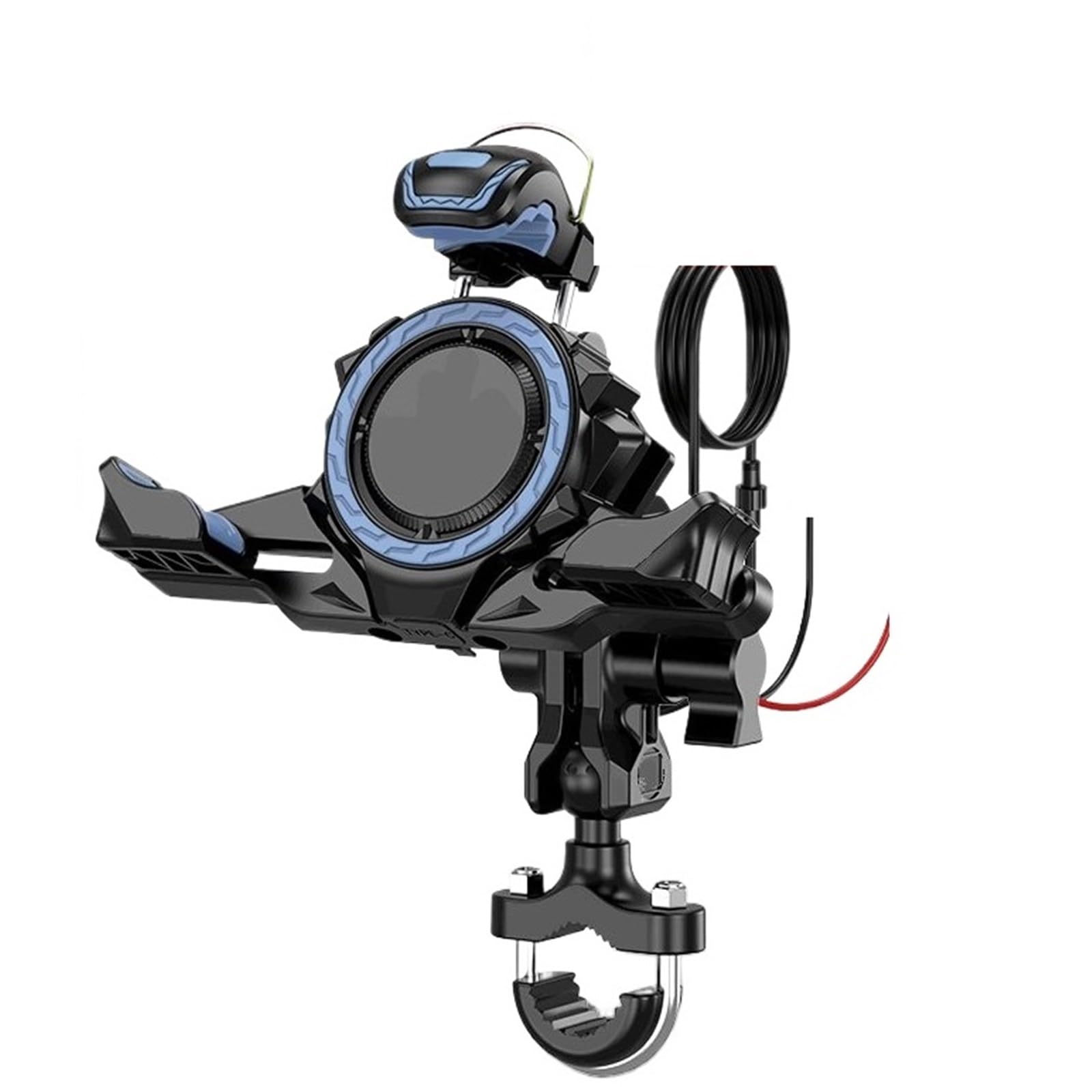 Support navigation GPS moto chargeur sans fil résistant chocs - 5