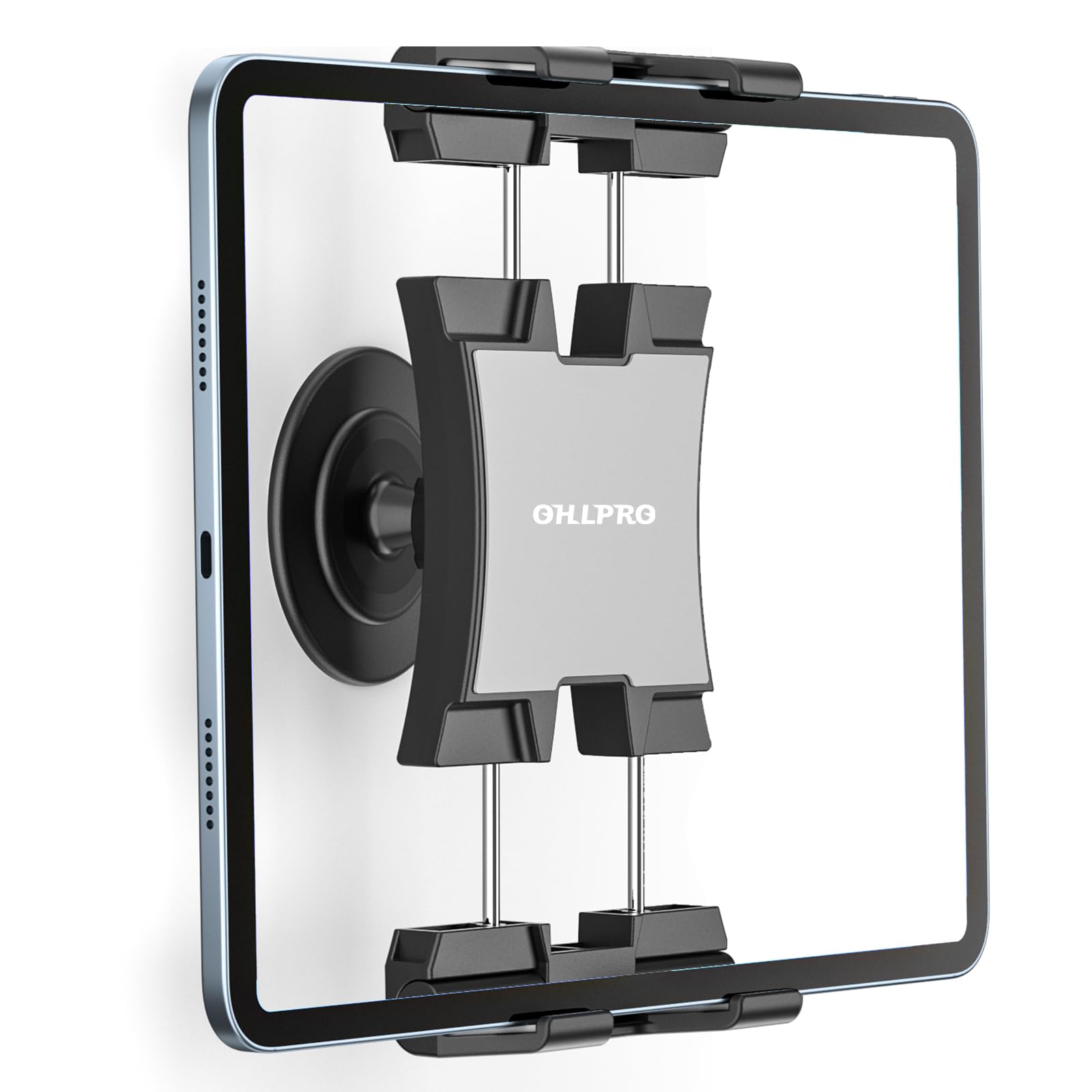 OHLPRO Tablet Wall Mount Holder, 360° Rotating iPad Wall Mount Holder with 3M Adhesive Base, Compatible with 4.7"-13" Devices Including iPad Pro, Mini, Air, Samsung, Kindle, Galaxy Tab