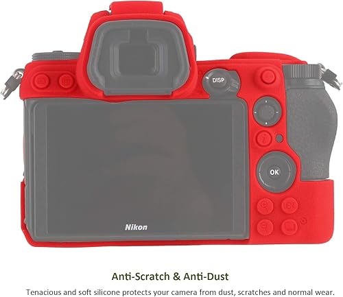 Miniatura 4 de Easy Hood Funda para cámara digital Nikon Z6 Z7 Z6 II Z7 II, carcasa de goma de silicona suave antiarañazos, funda protectora para cámara, protector