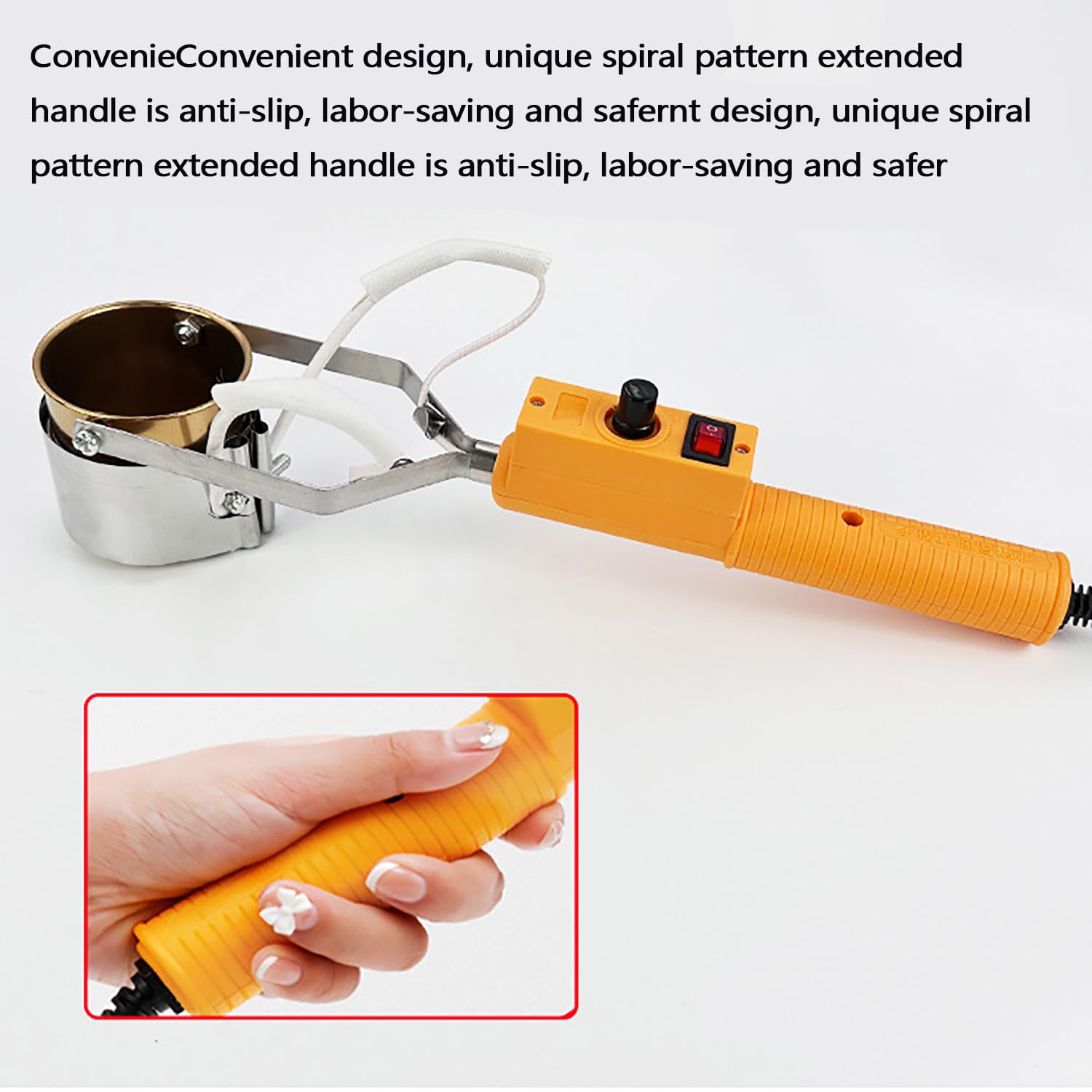 COYEUX Four à étain pour Fondre Le Plomb, Plage de température réglable de 150 à 450 ℃, pour moules de Poids de pêche et Pendentif en métal