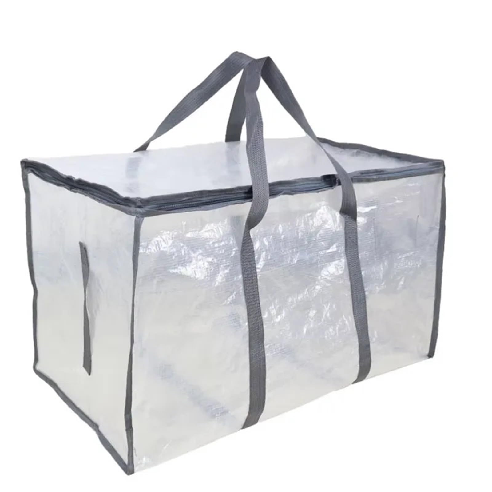 UBOHUZ 10pcs Large Capacity Quilt Storage Bag Transparent Clothes Sorting Luggage Moving Packaging for Moving House(Grey)