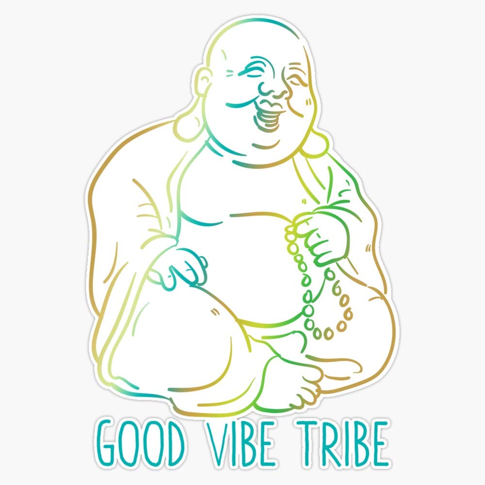 Good Vibe Tribe Sticker Vinyl Bumper Sticker Decal Waterproof 5"