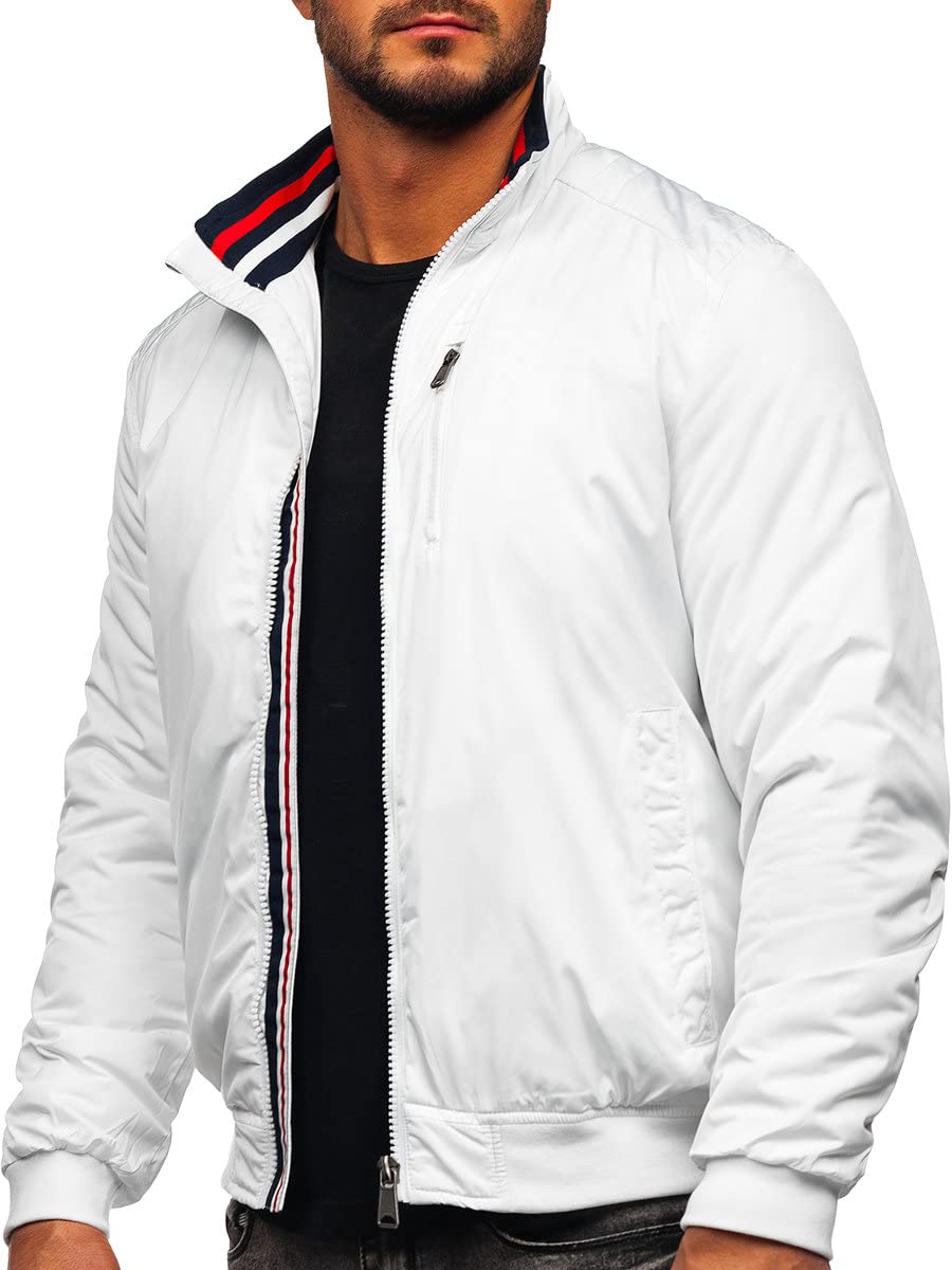BOLF Homme Veste de transition ? capuche Imperméable Blouson zippé Fonctionnel Coupe-vent Étanche Sport de Trekking Respirant Outdoor Style 4D4