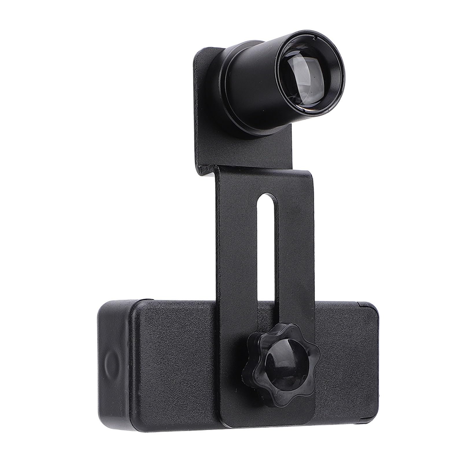 Adattatore per Smartphone con Lente per Microscopio, Adattatore per Fotocamera per Cellulare per Microscopio, Oculare per Microscopio 12,5X Integrato, per Smartphone con
