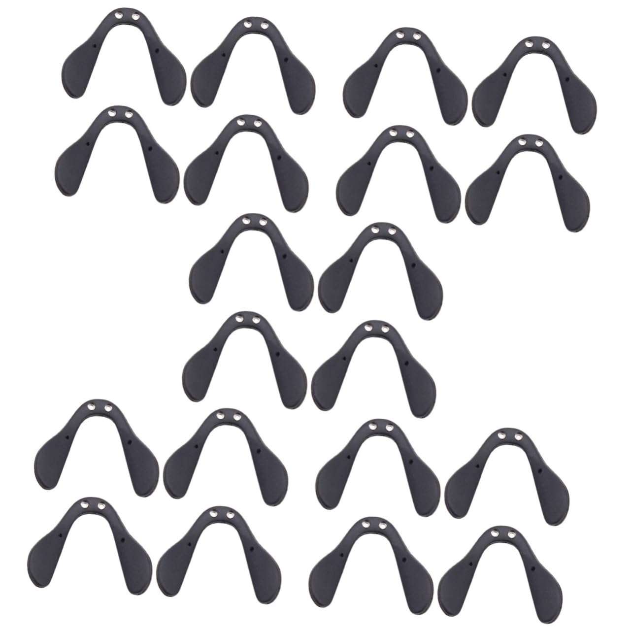 Healeved 20piezas Soporte De Nariz Ajustable Para Gafas De Ciclismo Almohadillas Para Nariz Para Gafas Deportivas y Ópticas