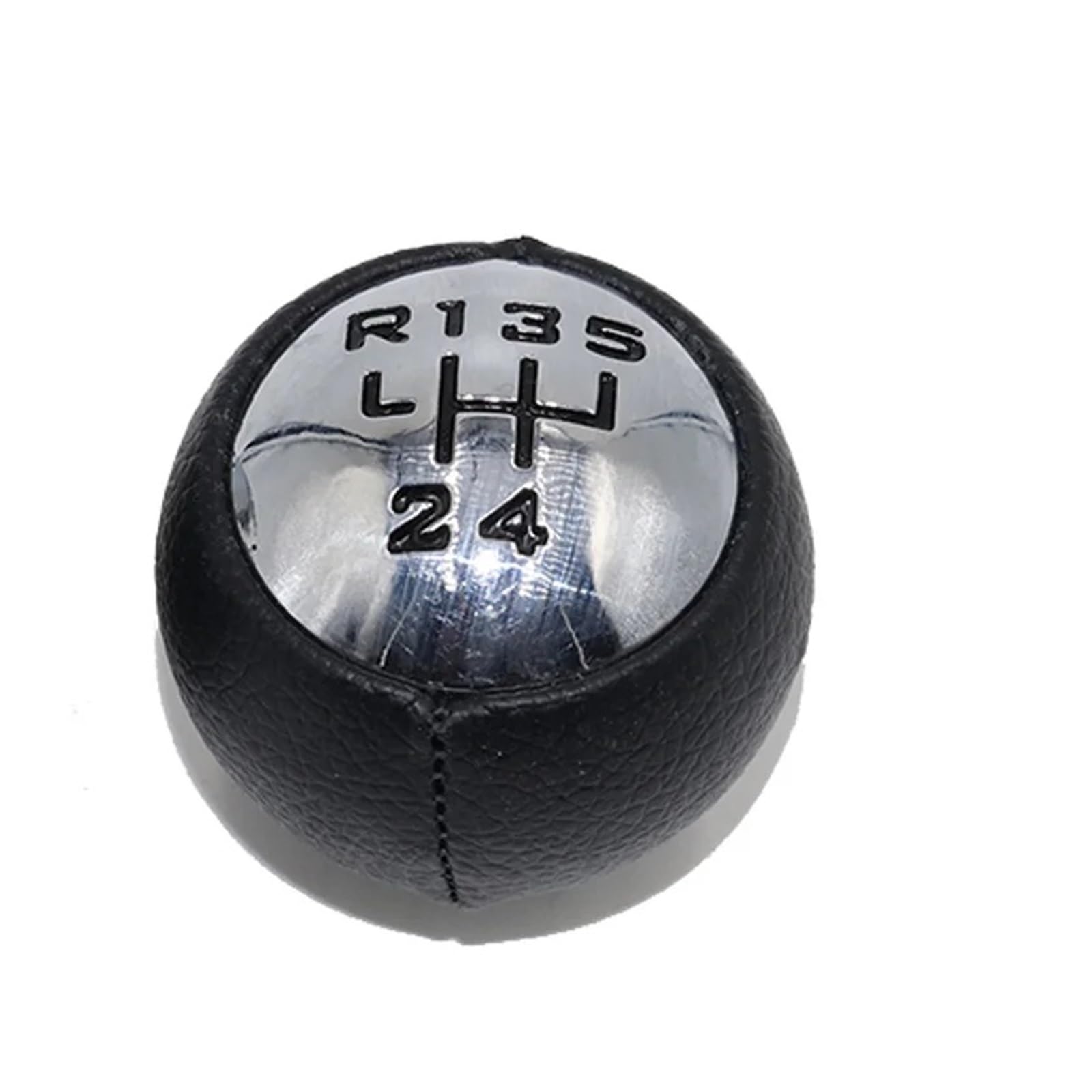 Jxewmtmc for Citroen for C5 2008-2017 Car Change Gear Shift Knob Lever Gearbox Shifter Leather Manual Selector Gear Stick Shift Cover(5 Speed)