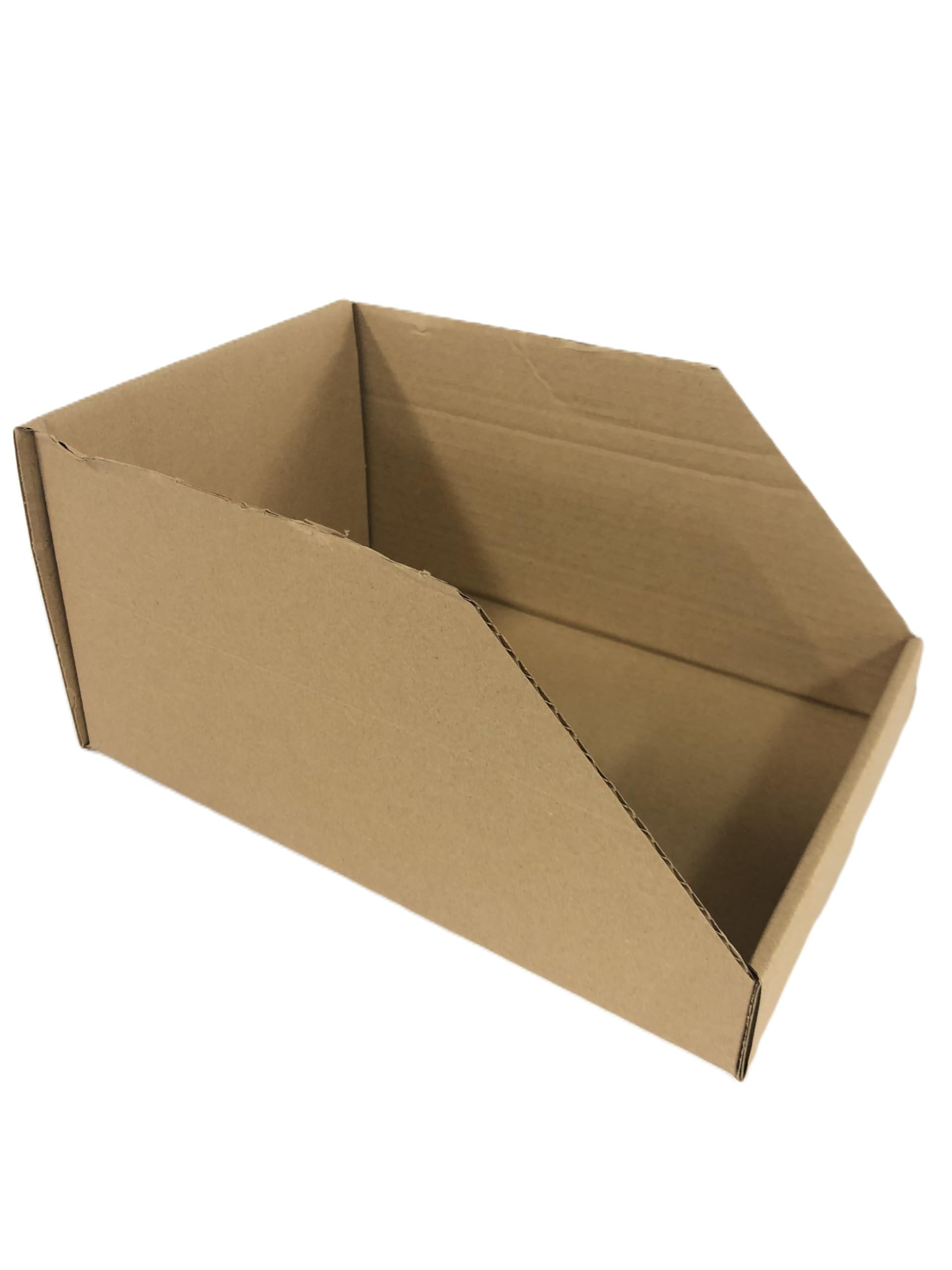 Pack de 100 bacs, bec de stockage en carton brun, Dimensions 300x200x150 mm