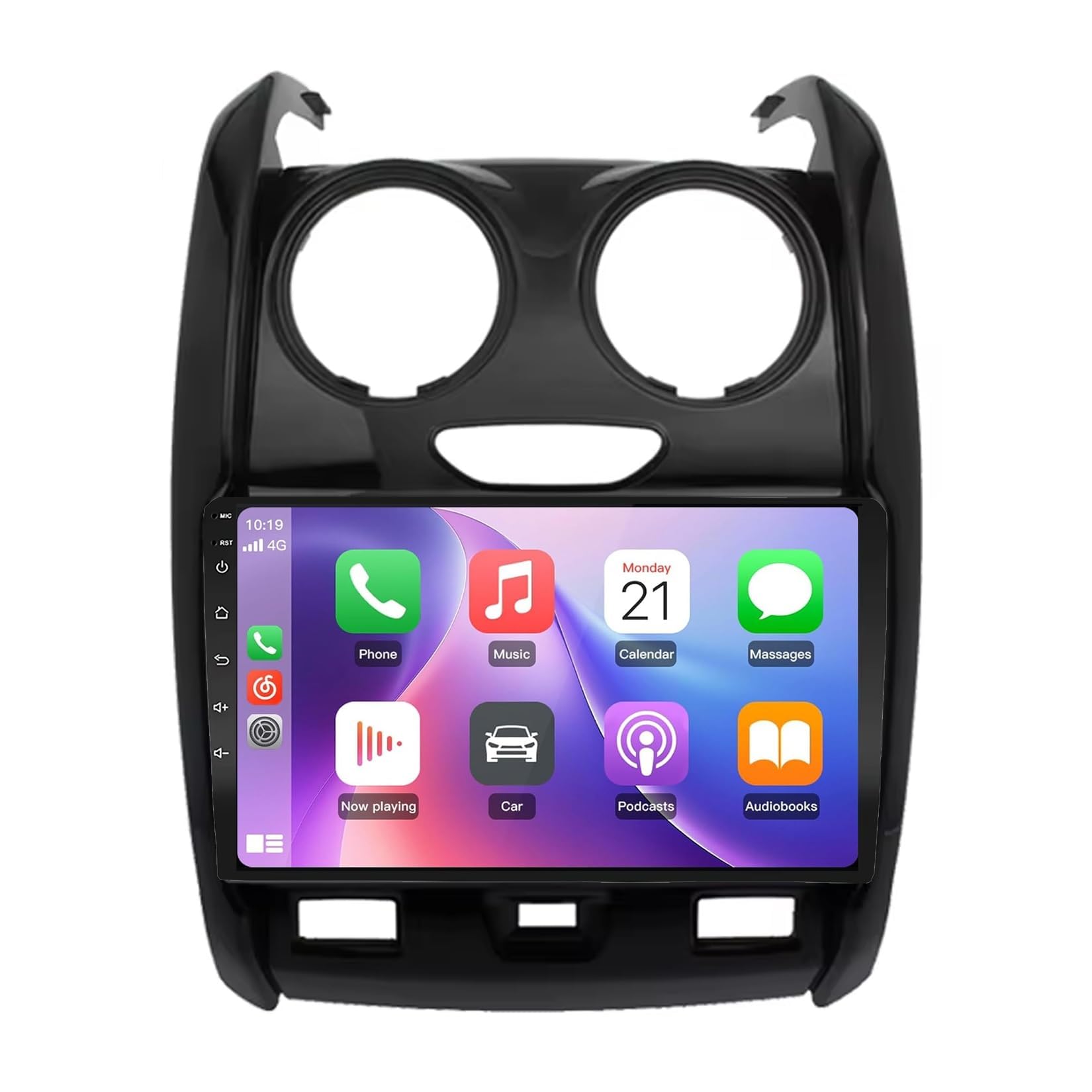 BCBSYCJP Car Radio with Wireless CarPlay Android Auto for Renault Duster 2015-2020 9 Inch Stereo Mirror Link Bluetooth with Android Auto Carplay Wireless WIFI FM GPS,8 Core 6G+128G