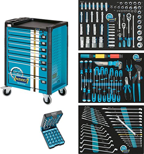 Preisvergleich Produktbild Hazet Werkzeugwagen Assistent 179-7 / 178, blau / schwarz, Ordnungssystem 3 / 3